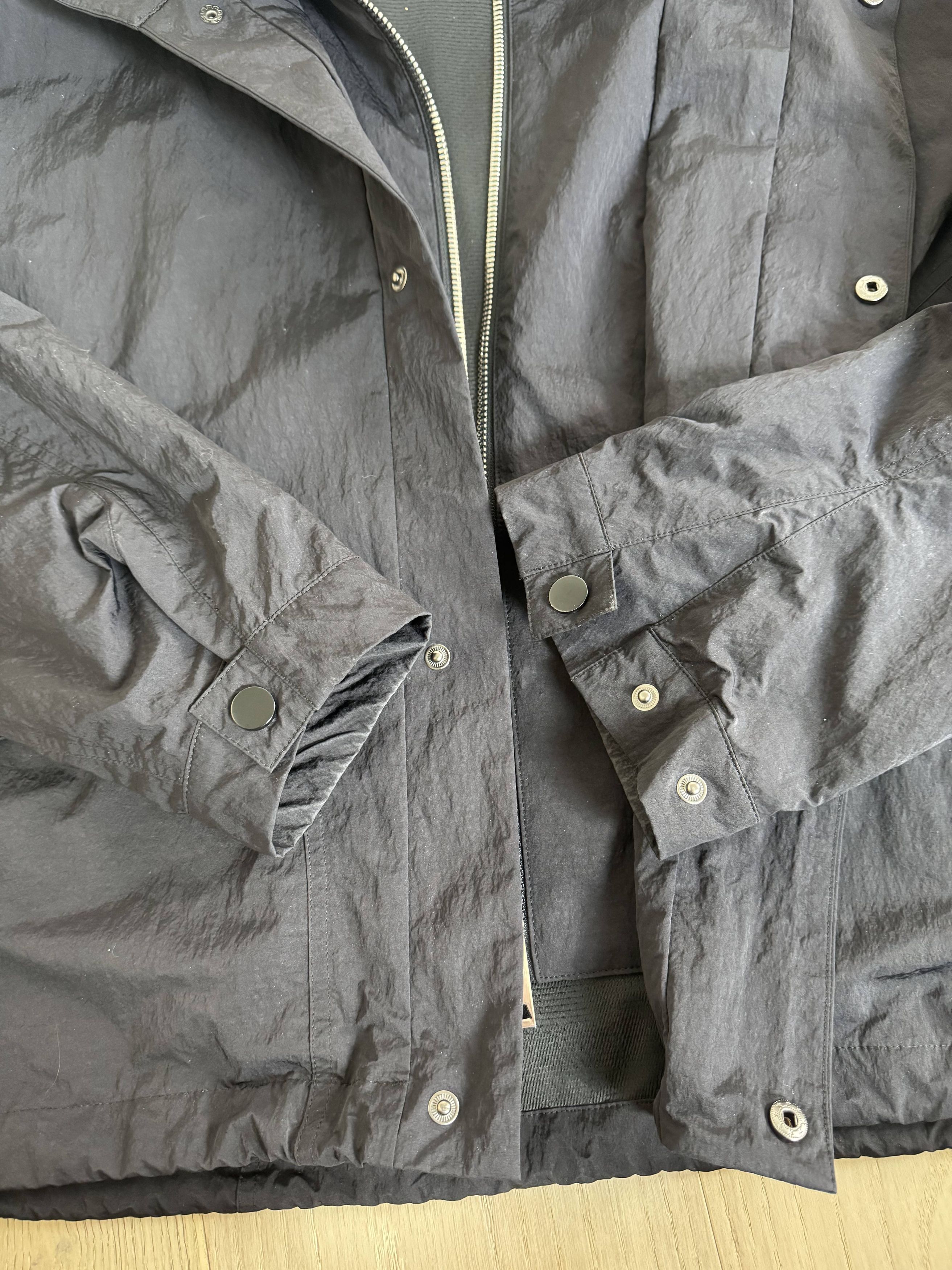 Sangiev Black Nylon Double Layer Jacket Size US M / EU 48-50 / 2 - 5 Thumbnail