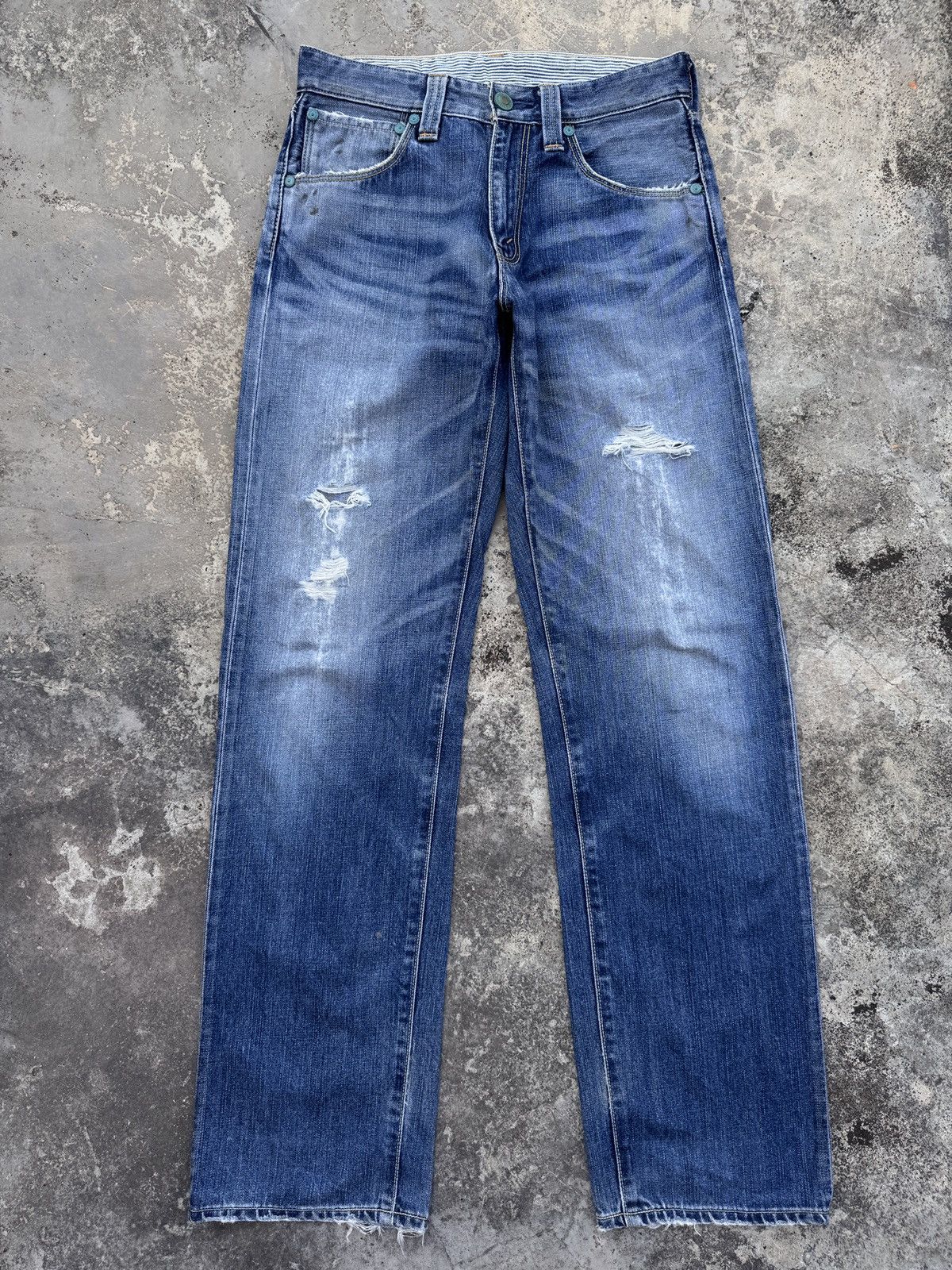 Levi's Vintage Levi's Lot 503 Distressed Jeans Size US 30 / EU 46 - 1 Thumbnail