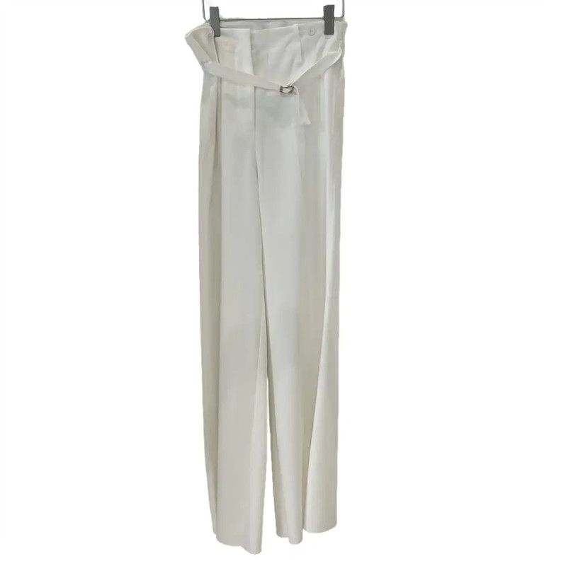 Max Mara MaxMara White Cotton Casual Pants M Size 0089 Size 23" - 1 Thumbnail