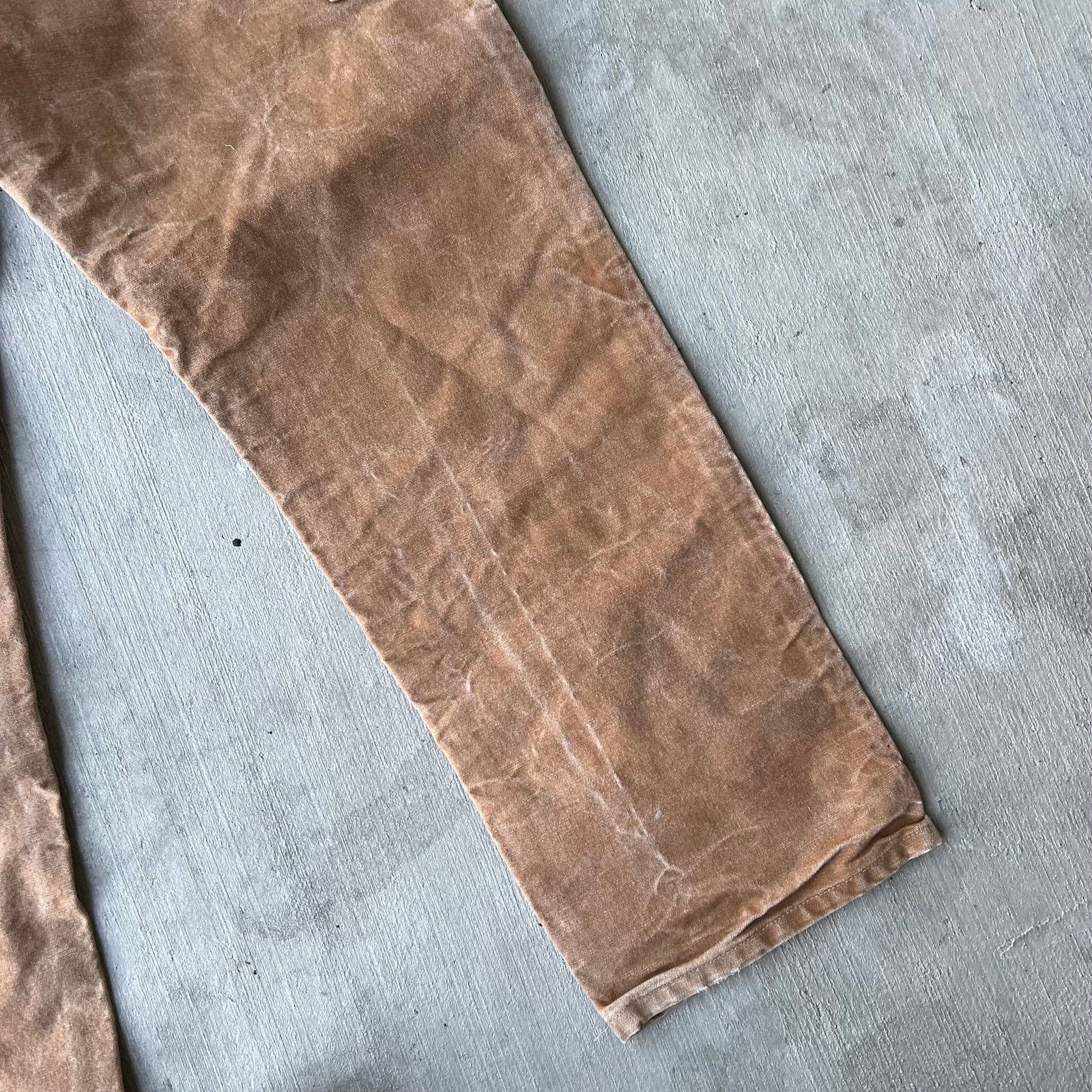 Carhartt × Vintage Vintage Y2K Carhartt brown double knee work carpenter pants Size US 34 / EU 50 - 10 Thumbnail