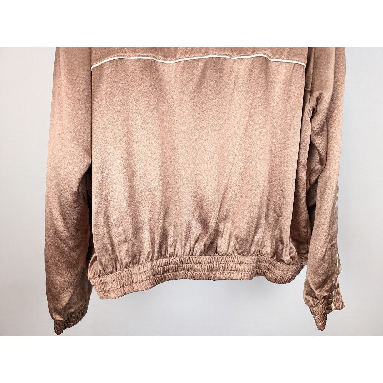 Saint Laurent Paris o1rshd1 Satin De Soie Jacket in Peau Size US L / EU 52-54 / 3 - 15 Thumbnail