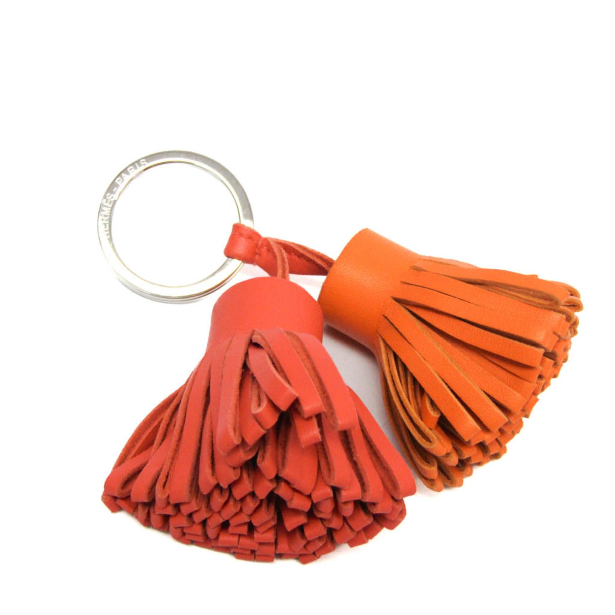 Hermes Hermes Carmen Uno Dos Keyring (Orange,Pink) Size ONE SIZE - 1 Thumbnail