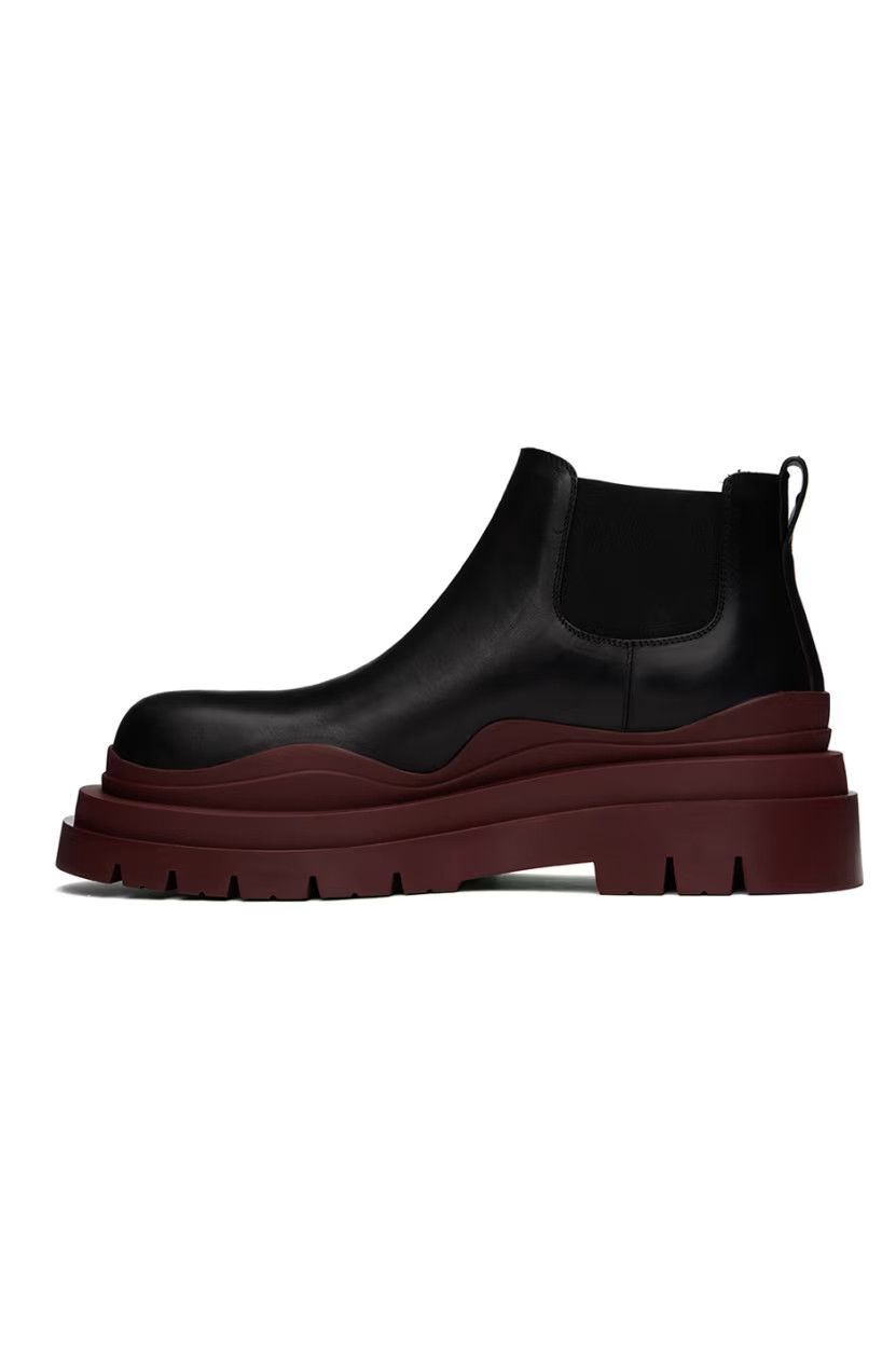 Bottega Veneta o1n1vont0924 Tire Ankle Chelsea Boot in Black Size US 10.5 / EU 43-44 - 3 Thumbnail