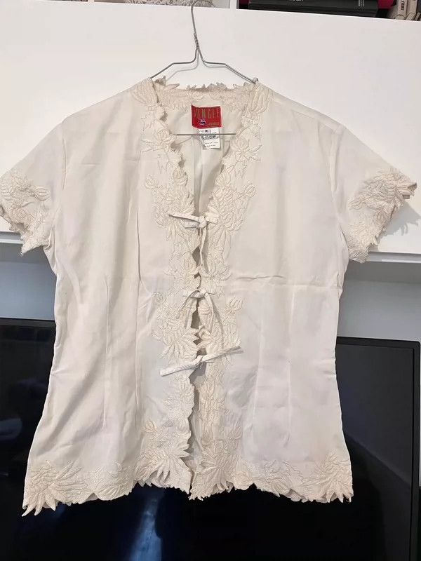 Kenzo KENZO 80s Chinese Knot Front Top - dmc Size US M / EU 48-50 / 2 - 1 Thumbnail