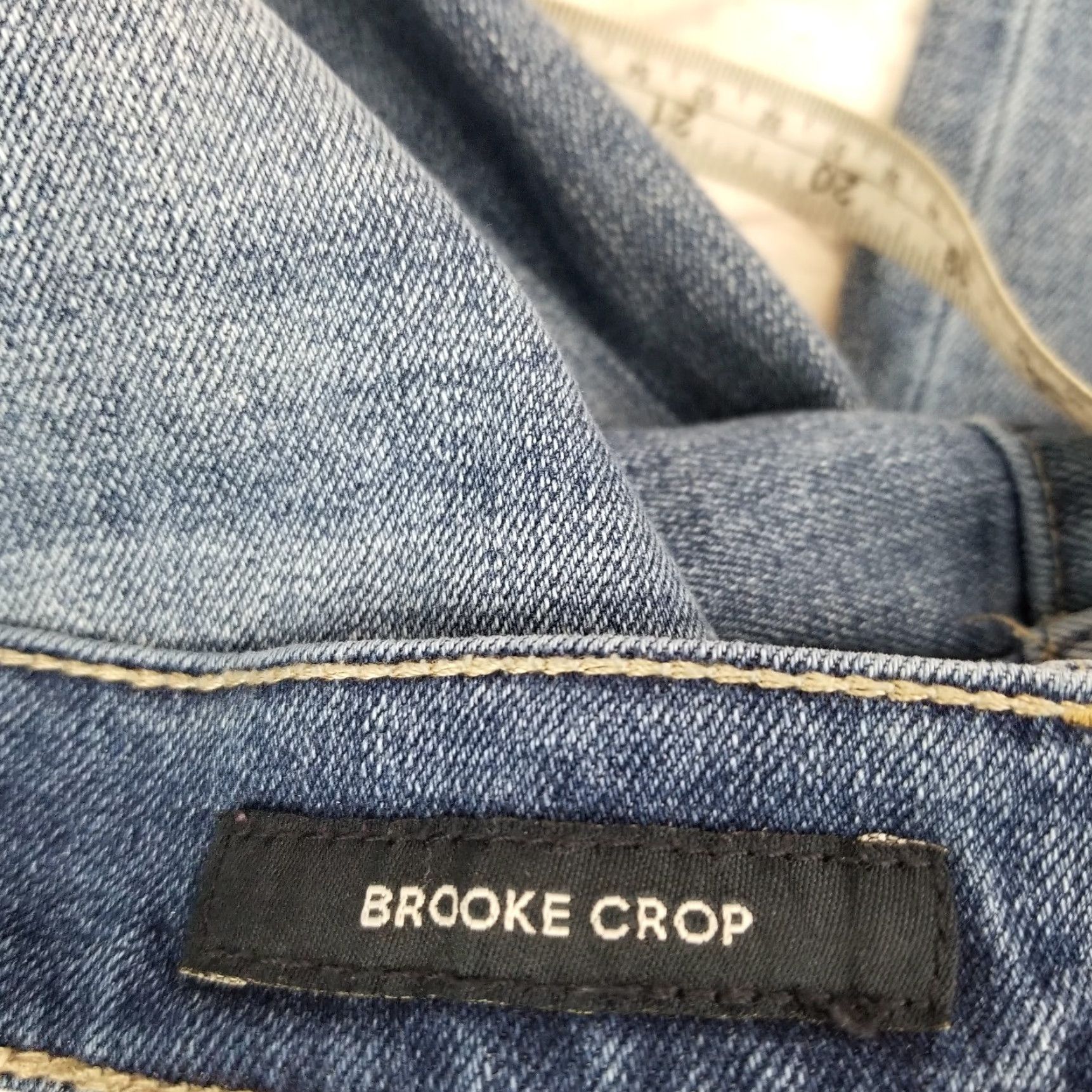 Lucky Brand Lucky Brand Jeans - Womens Crop Distressed Brooke Mid Rise 8 / 29 Blue 5-Pocket Denim Size 30" / US 8 / IT 44 - 7 Thumbnail