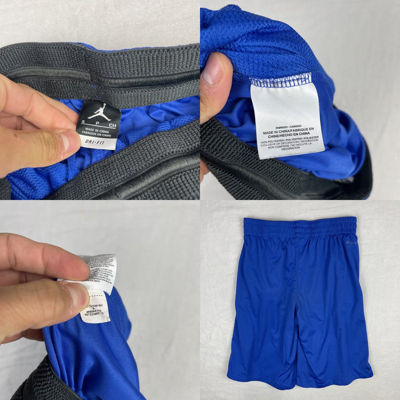 Jordan Brand Jordan Shorts Mens Small Blue Dri Fit Jumpman Basketball Baggy 865844-493 Size US 29 - 8 Thumbnail