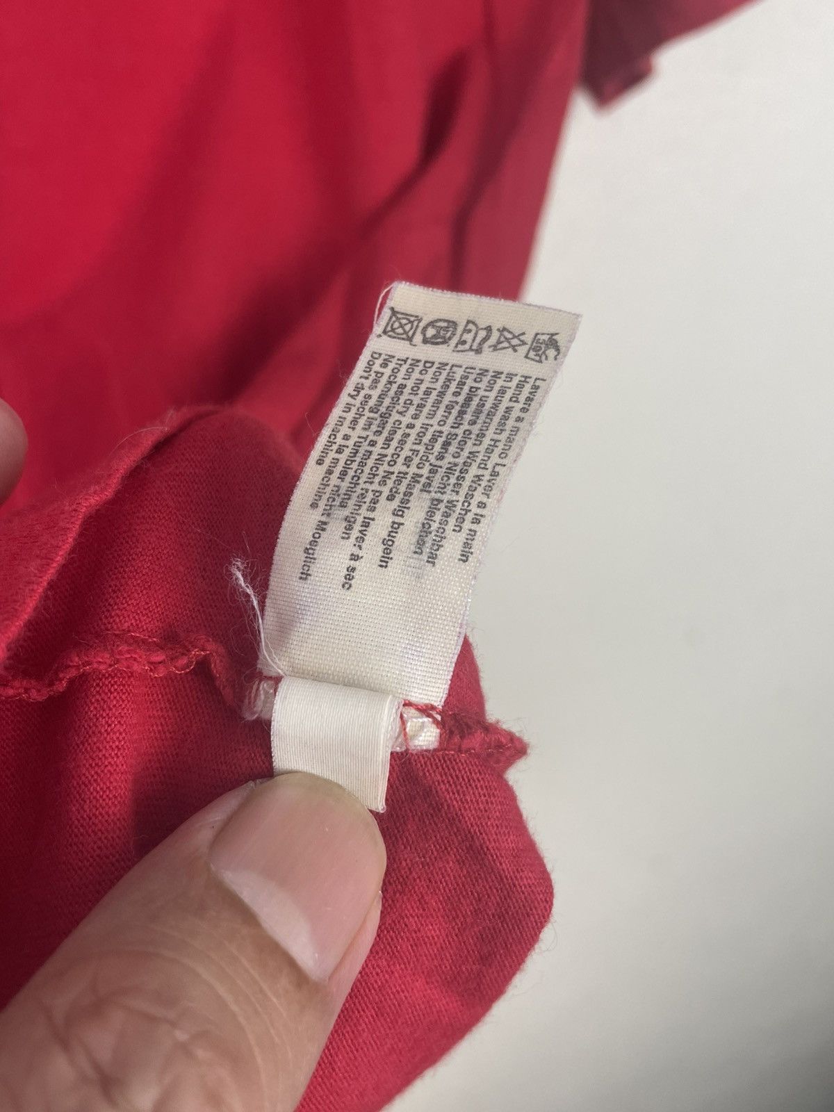 Trussardi Vintage Trussardi Tee Made in Italy | Big Logo Print Size US L / EU 52-54 / 3 - 7 Thumbnail