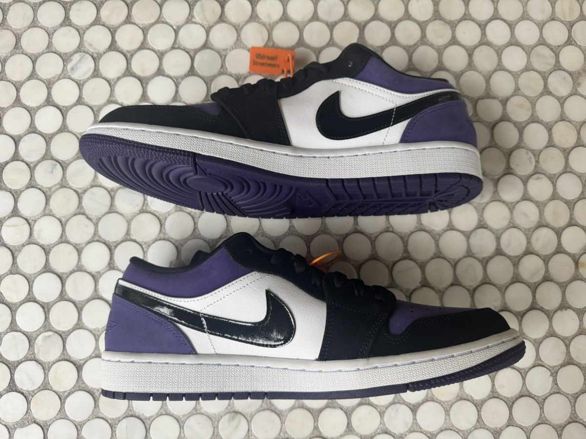 Jordan Brand Mismatched Sizes 10 Left 9.5 Right Jordan 1 Low Court Purple Size US 9.5 / EU 42-43 - 2 Thumbnail