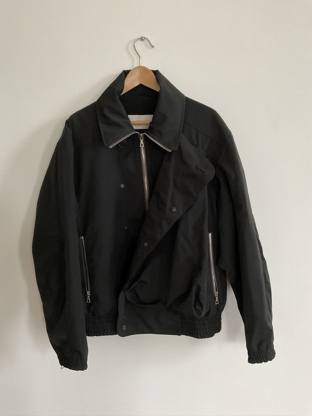 Dries Van Noten Dries Van Noten Men's Black Viller Bomber Jacket Size Medium Size US M / EU 48-50 / 2 - 12 Thumbnail