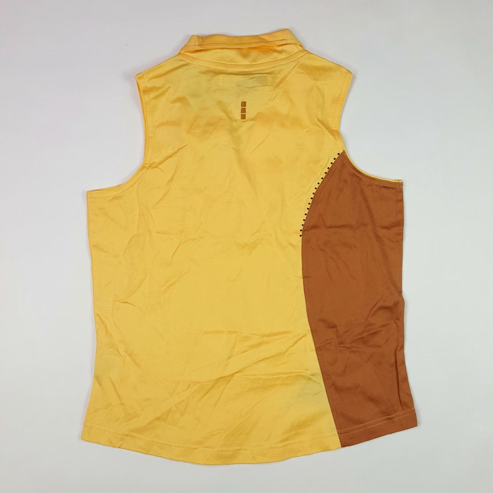 Vintage VINTAGE Jamie Sadock Women's Tank Top Sleeveless Yellow Polo Shirt Western Tennis Shirt Size S / US 4 / IT 40 - 5 Thumbnail