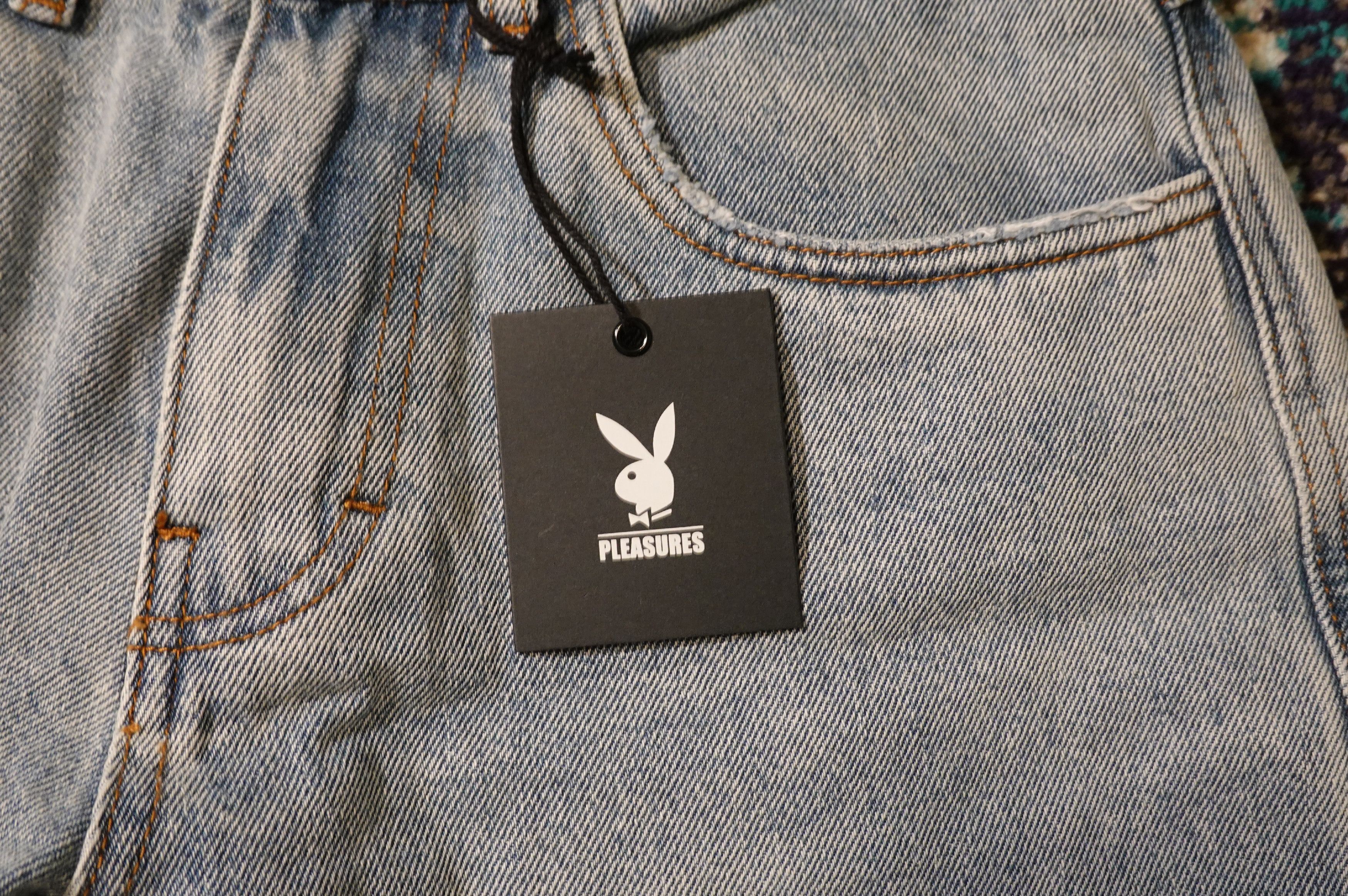 Playboy × Pleasures Bunny Applique Jeans Size US 28 / EU 44 - 2 Thumbnail