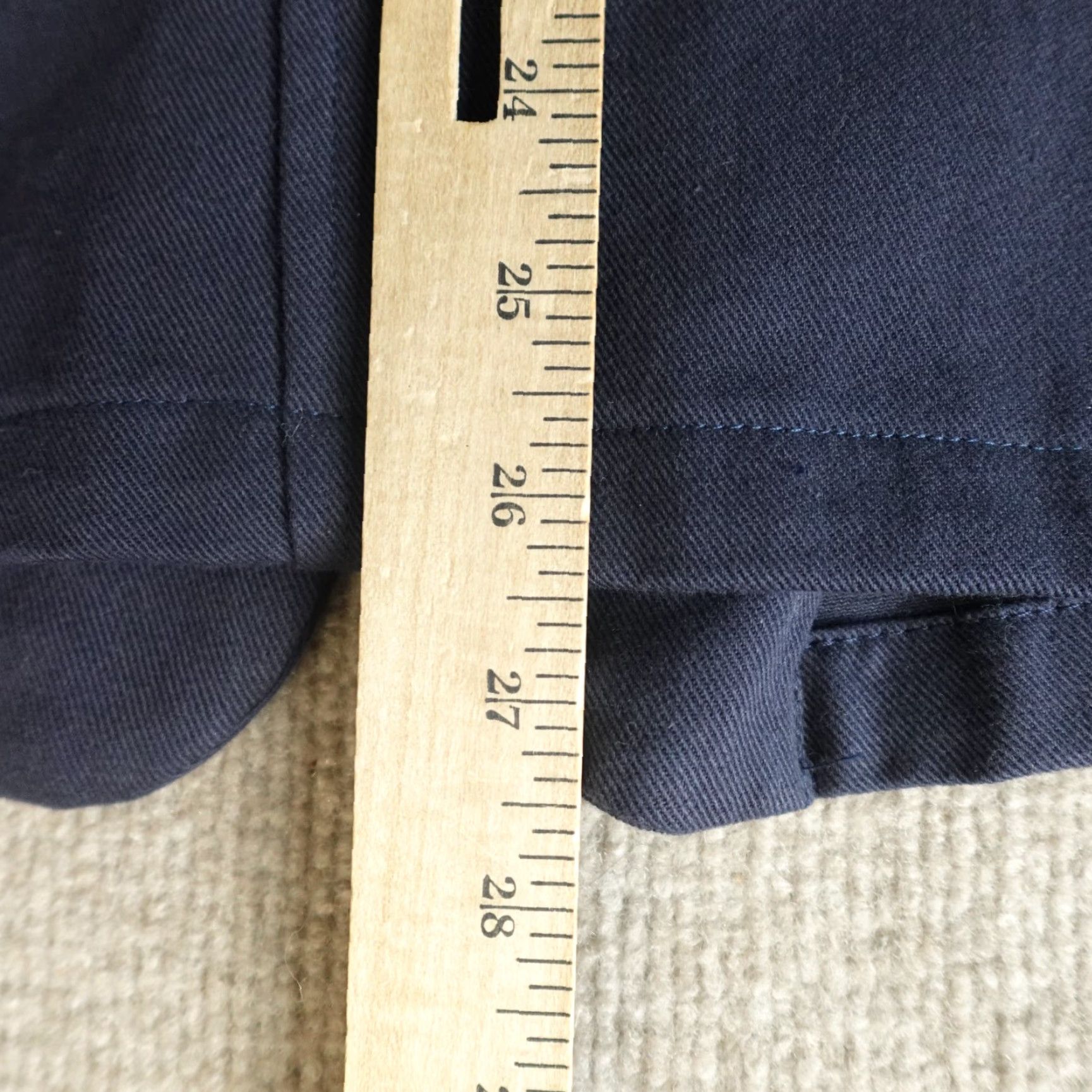 Vintage Carrier Company Sport Coat Blazer Jacket Medium Blue Notch Lapel Three-Button Single-Breasted Men Regular Cotton Casual Sports Vintage: No Size 40R - 4 Thumbnail