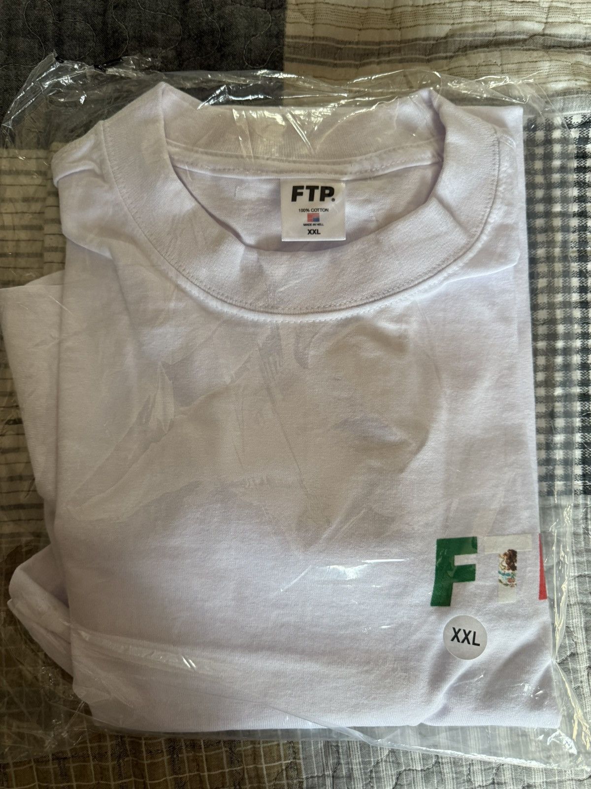 FTP Mexican Flag Logo Tee White Size: XXL NEW