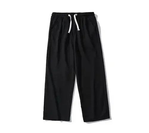 Japanese Brand 20AW Indigo Union Japan Black Casual Straight Leg Pants Size US 32 / EU 48 - 4 Thumbnail