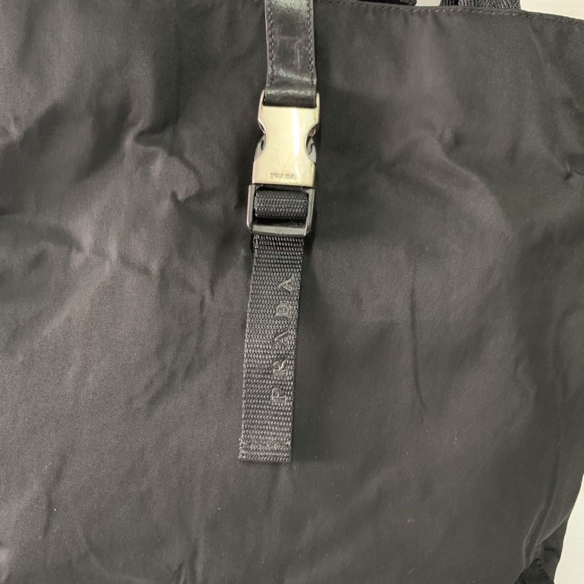Prada Prada Nylon Shoulder Tote Bag Size ONE SIZE - 4 Thumbnail