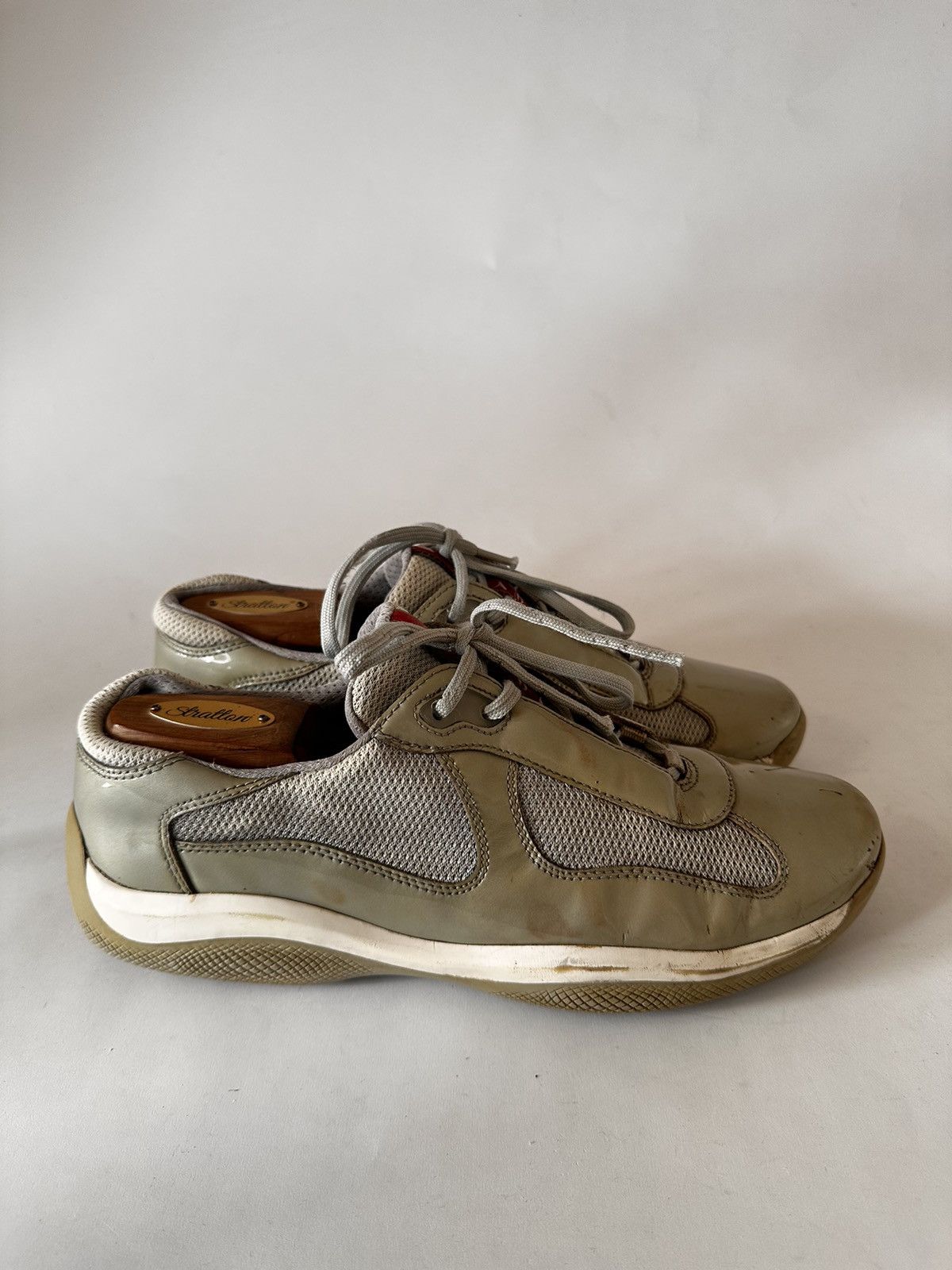 Prada Vintage Prada America’s Cup In Patent Leather And Fabric. Size US 8 / EU 41 - 2 Thumbnail