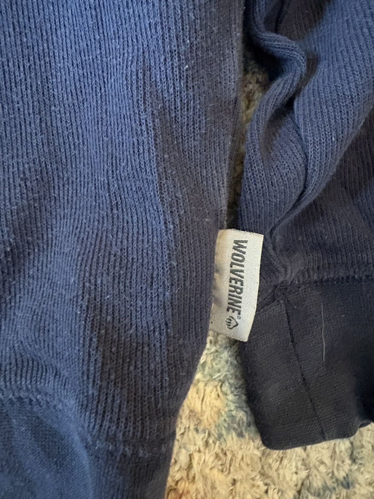 Wolverine Wolverine Navy Tonal Logo Pullover Crewneck Large Size US L / EU 52-54 / 3 - 4 Thumbnail