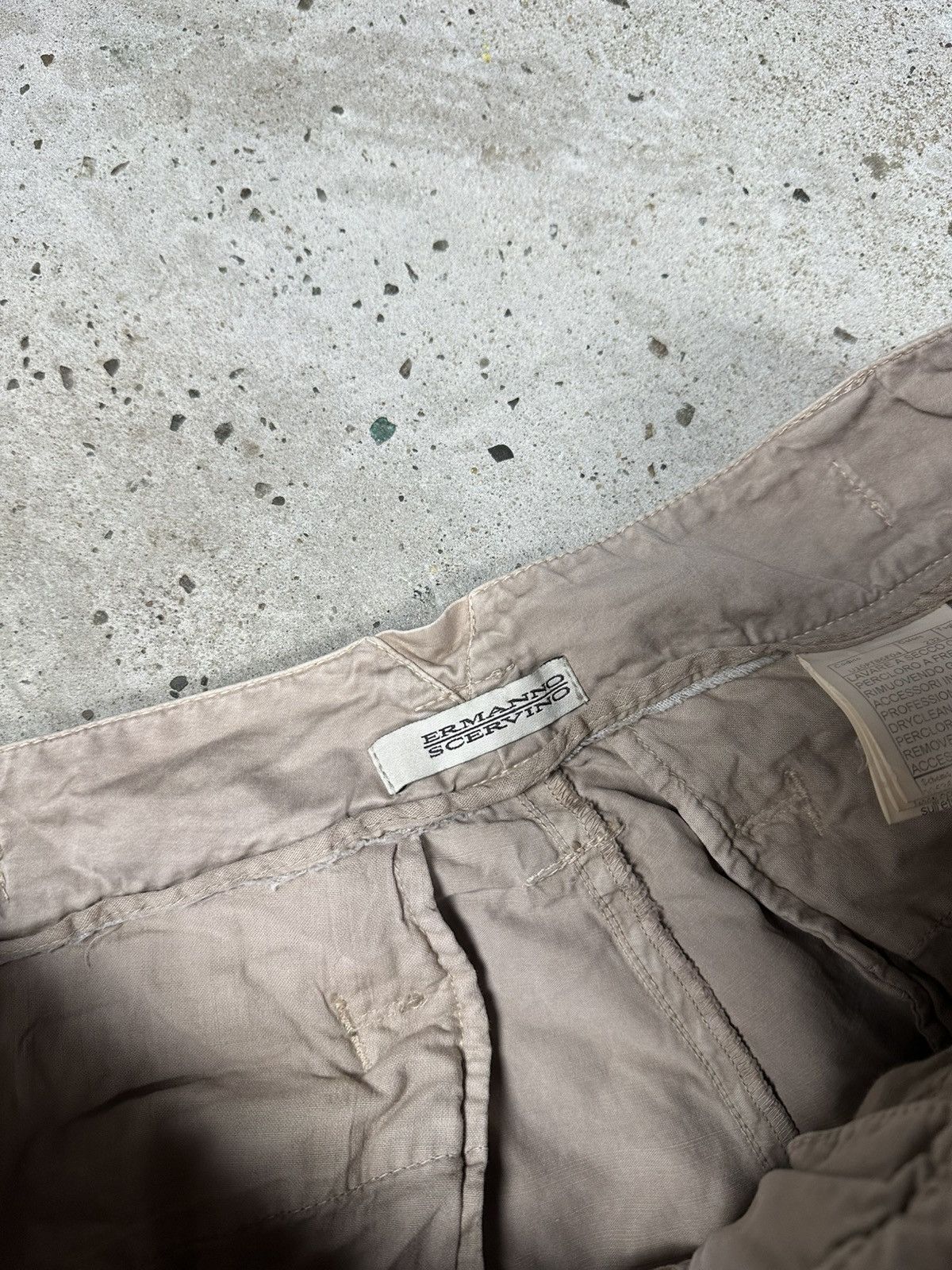 Ermanno Scervino Ermanno Scervino Beige Cargo Multipocket Pants Size US 32 / EU 48 - 8 Thumbnail