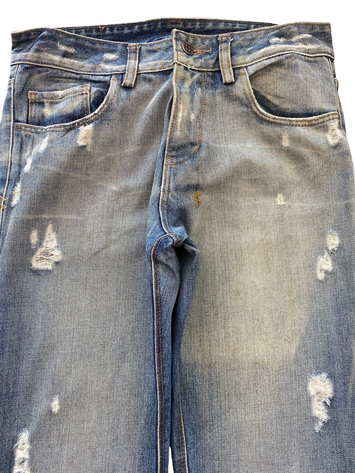 Ksubi Ksubi Faded Wash Distressed Style Hairy Leg Size US 28 / EU 44 - 2 Thumbnail
