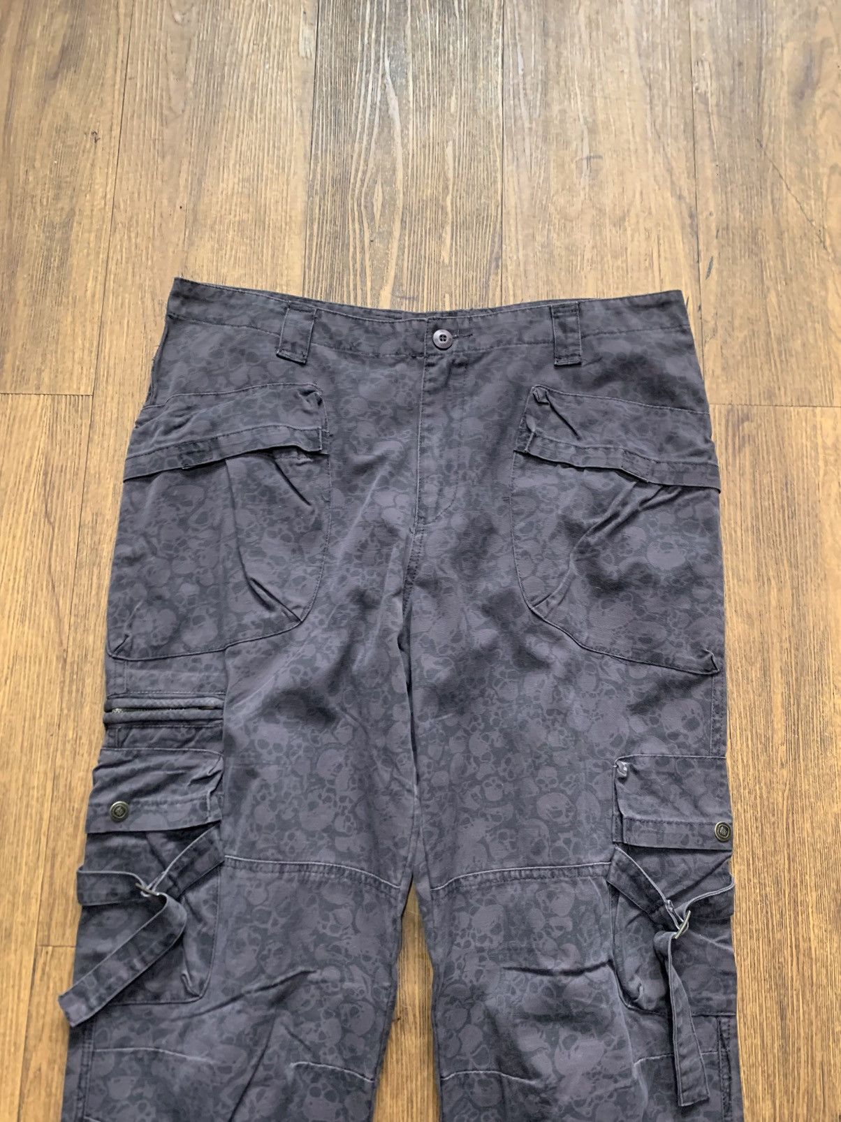 Japanese Brand Smlx Neighborhood Japanese Brand Skull Bondage Pants Size US 32 / EU 48 - 2 Thumbnail