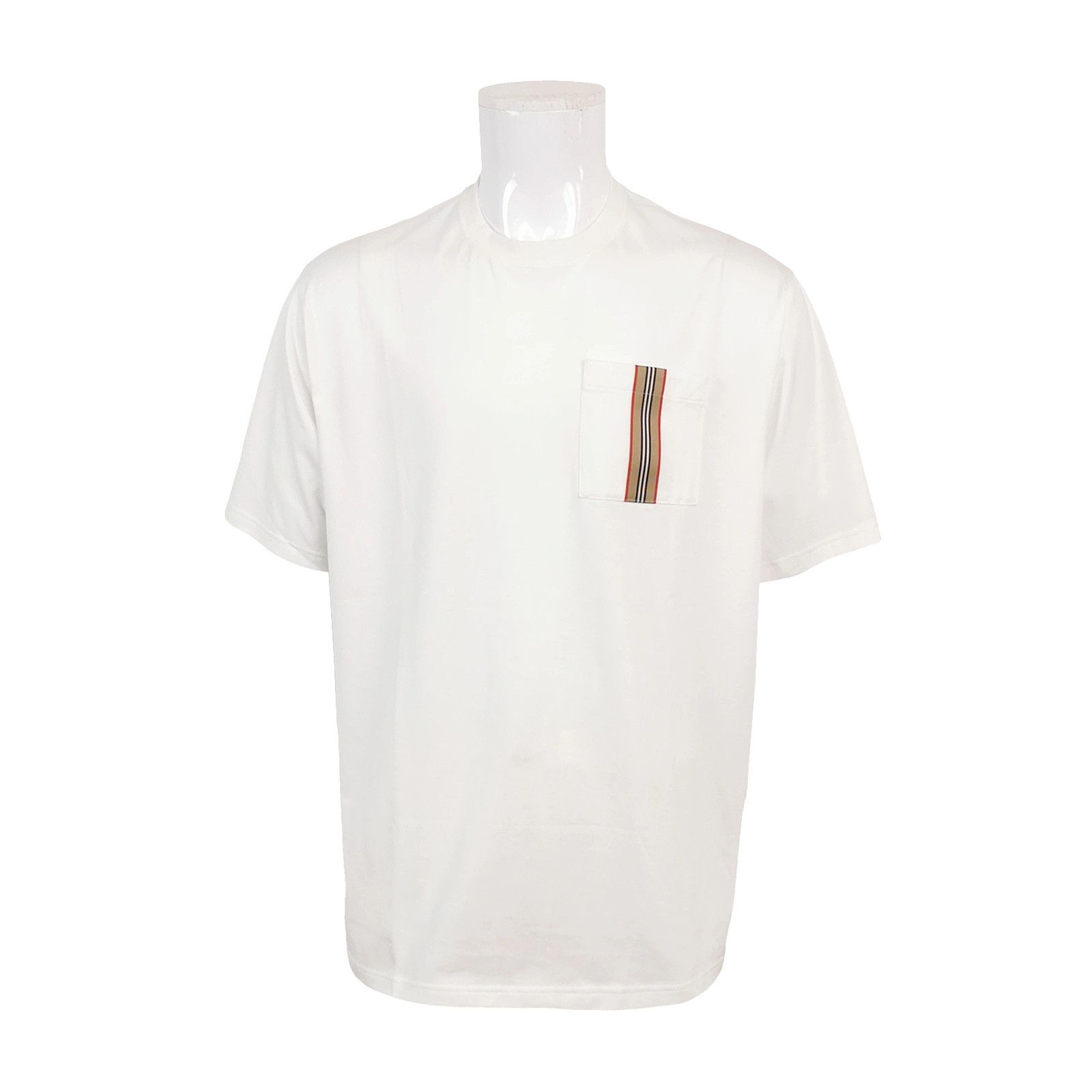 Burberry Burberry Striped Pocket T-Shirt XL Size US XL / EU 56 / 4 - 1 Thumbnail