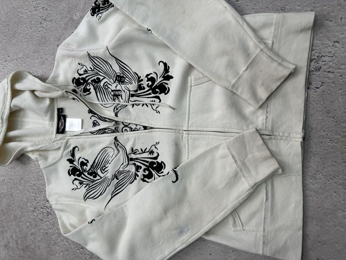 Harley Davidson × If Six Was Nine × Japanese Brand SALE💣💣 Japanese Affliction Y2K Ifsixwasnine Style Hoodie HD Size US S / EU 44-46 / 1 - 9 Thumbnail