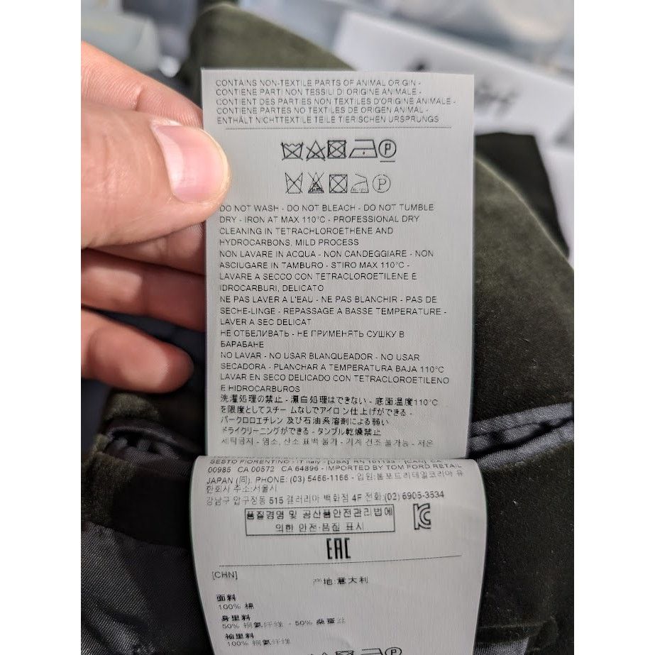 Tom Ford o1rshd1 Blazer Jacket in Olive Size US S / EU 44-46 / 1 - 16 Thumbnail