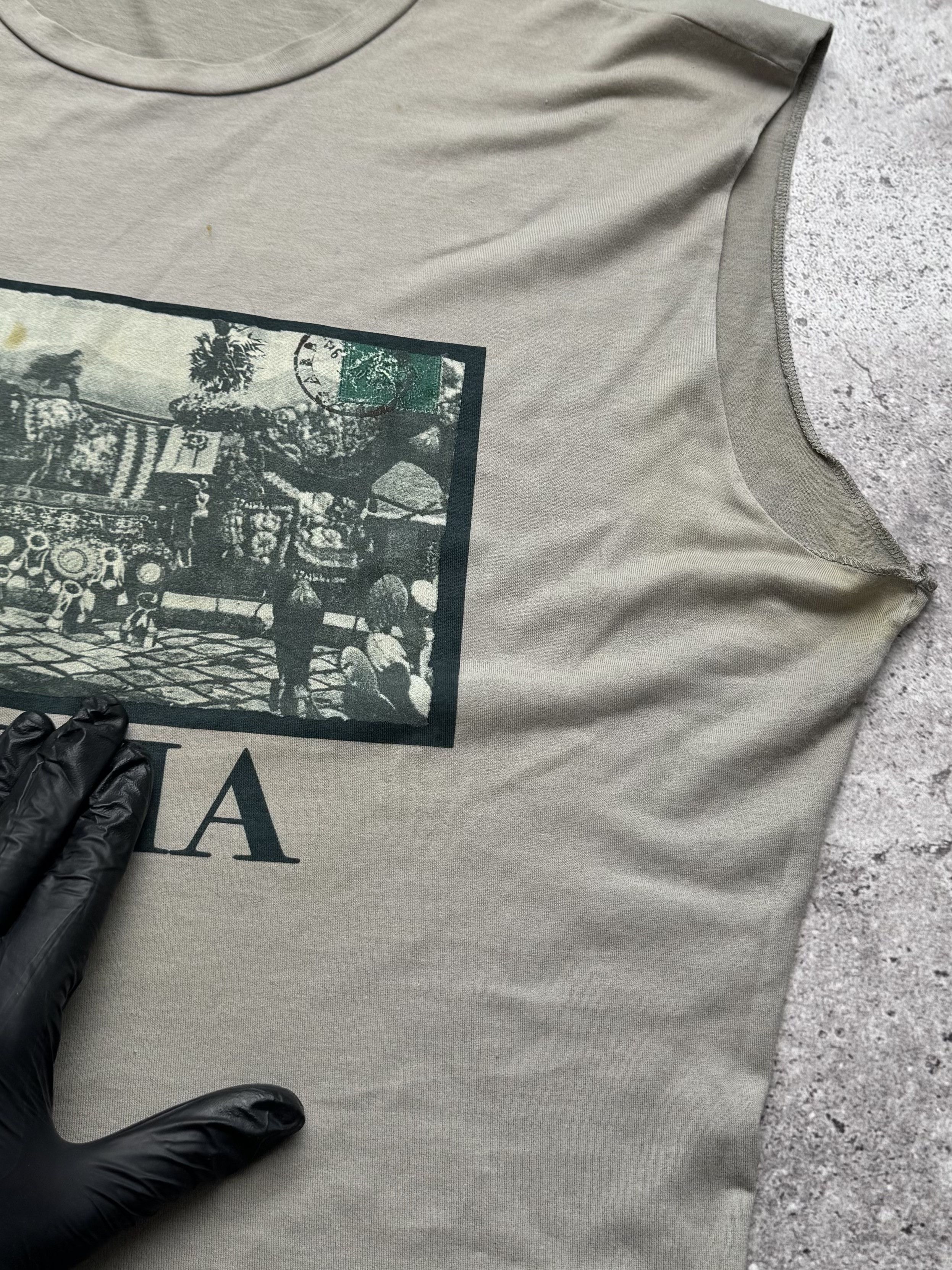 Vintage Vintage Trashed Printed Tank Top C20V20 Size US XL / EU 56 / 4 - 4 Thumbnail