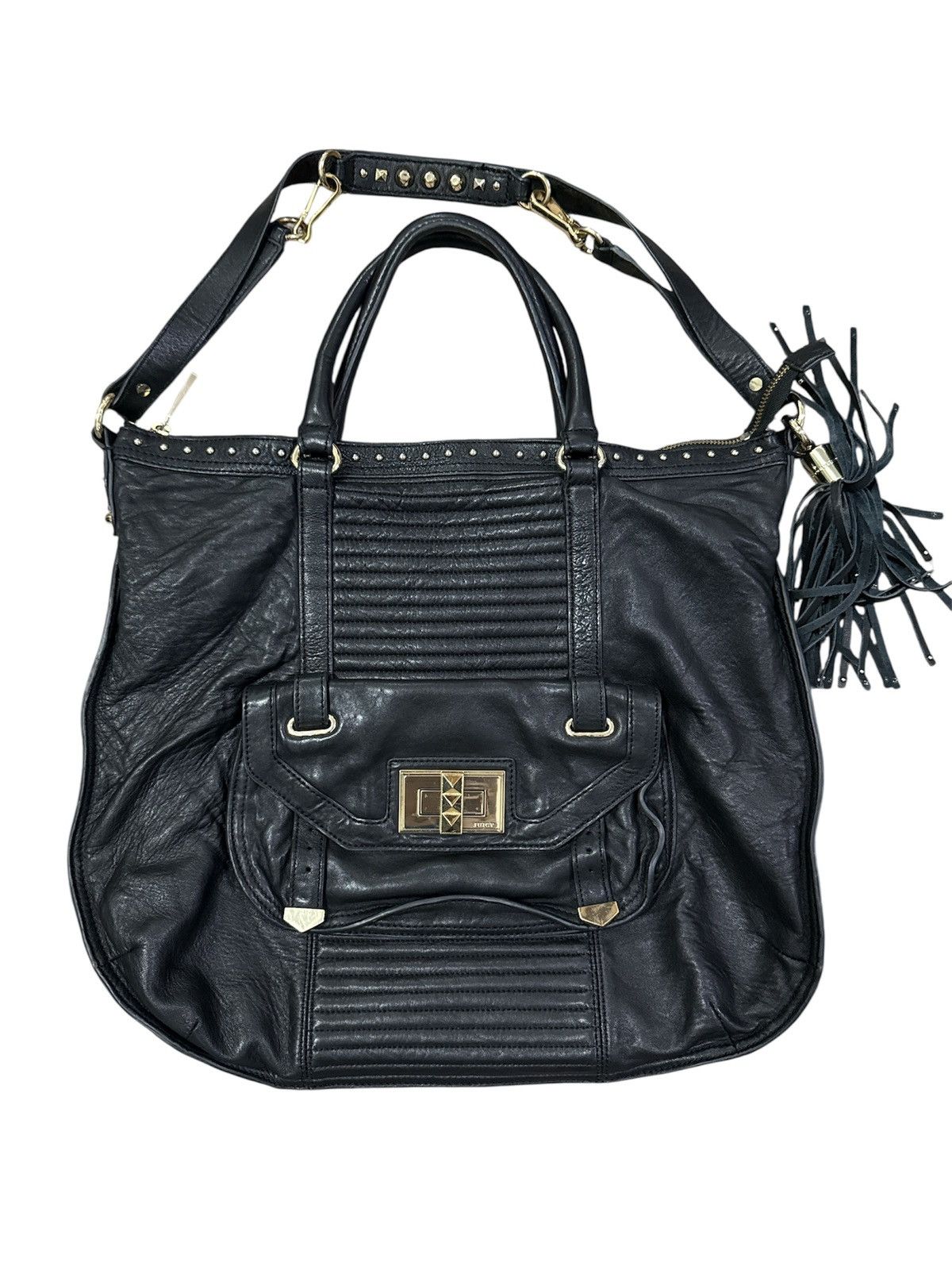 Juicy Couture 2000s Juicy Couture Rockstar Collection Studded Leather bag Size ONE SIZE - 1 Thumbnail