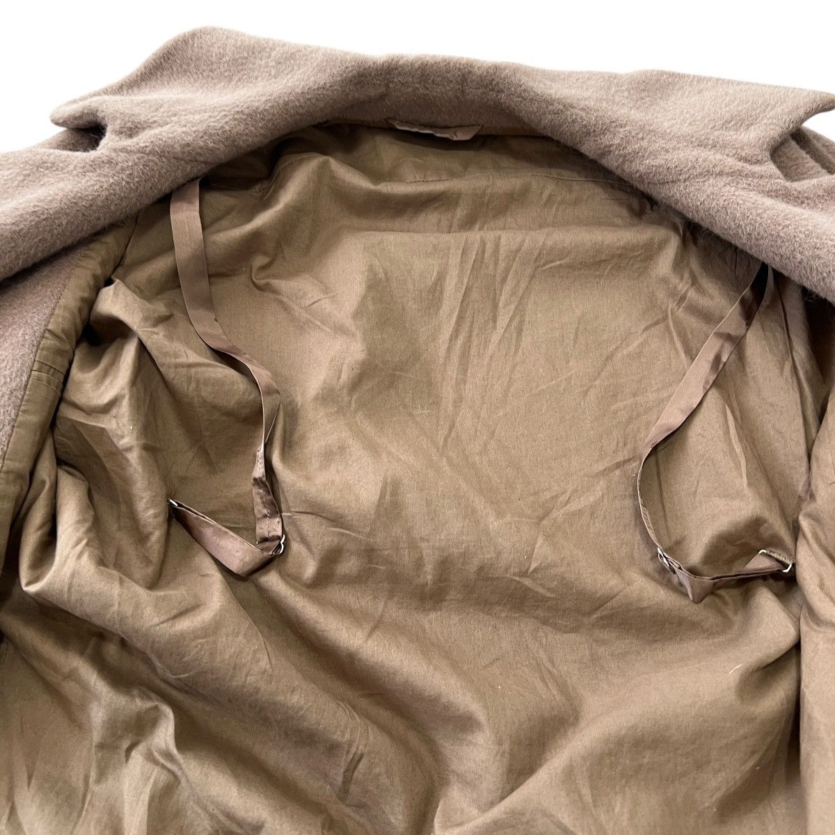 Maison Margiela MAISON MARGIELA ④ Alpaca Double-Breasted Wool Coat Size XS / US 0-2 / IT 36-38 - 6 Thumbnail