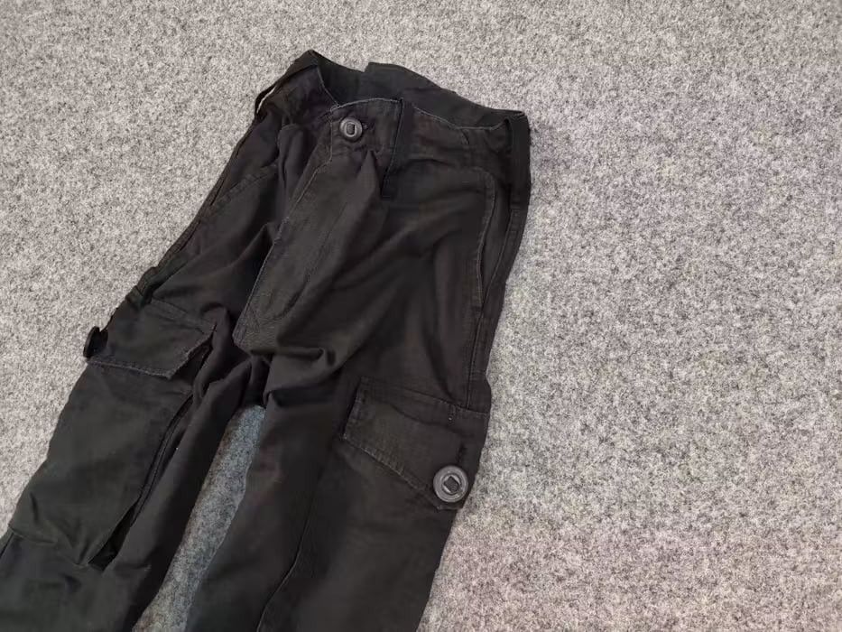 Japanese Brand Vintage Combat Clothing Black Ripstop Military Cargo Pants Size US 30 / EU 46 - 4 Thumbnail