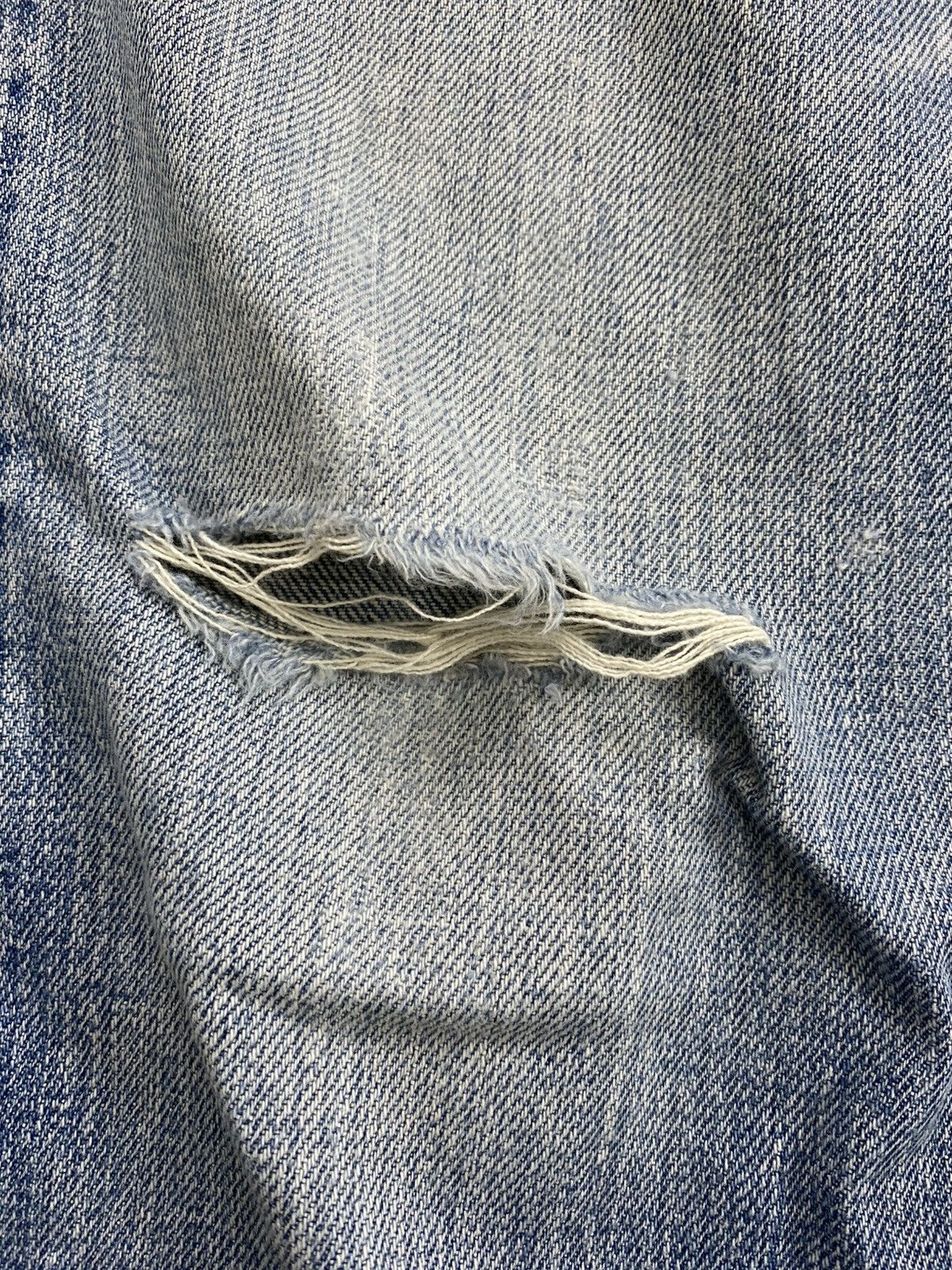 Levi's Vintage Clothing 🇯🇵Vintage Levis 501XX LVC Rindem Selvedge Distressed Jeans Size US 36 / EU 52 - 5 Thumbnail