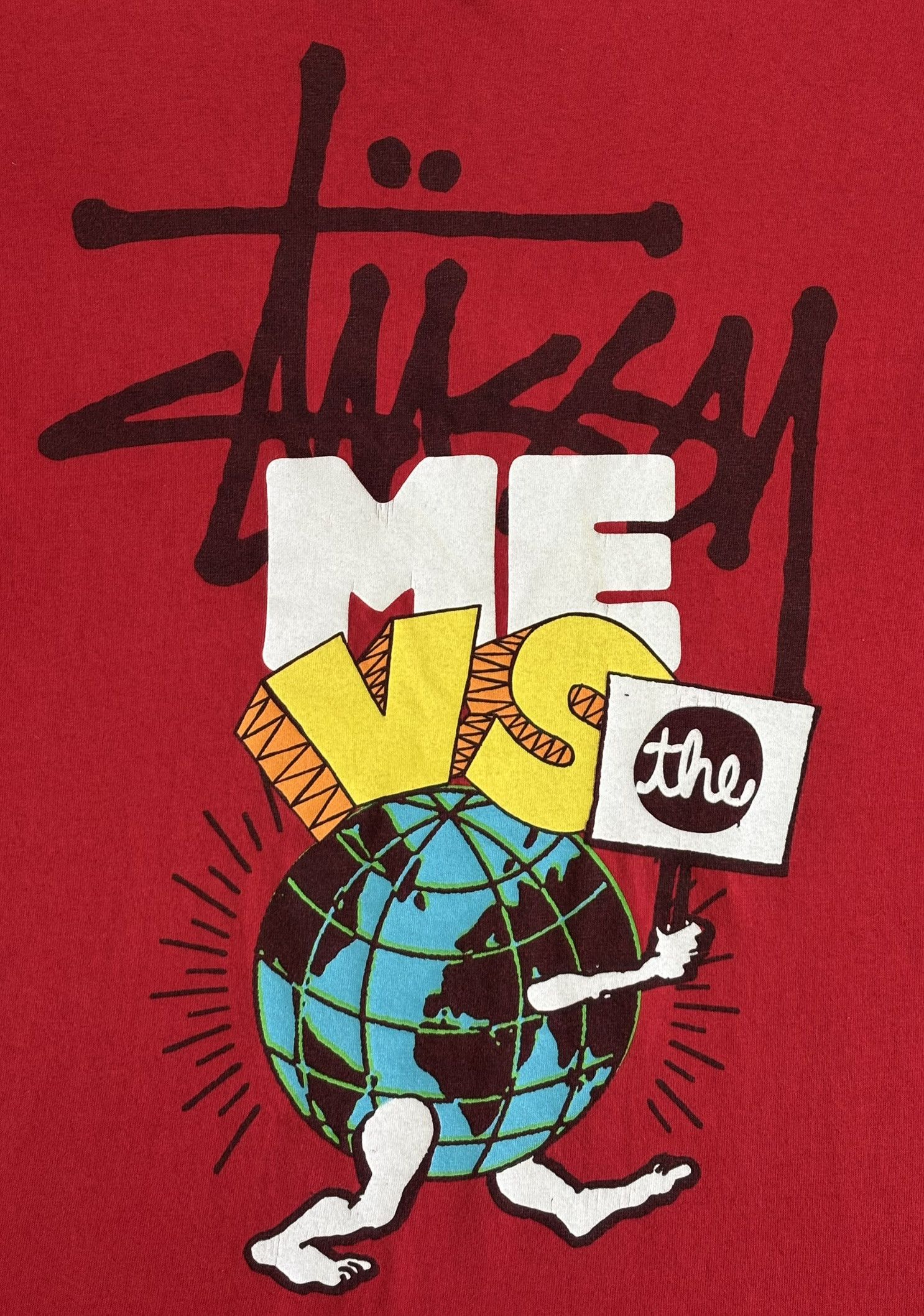 Stussy Stussy red t-shirt large Size US L / EU 52-54 / 3 - 6 Thumbnail