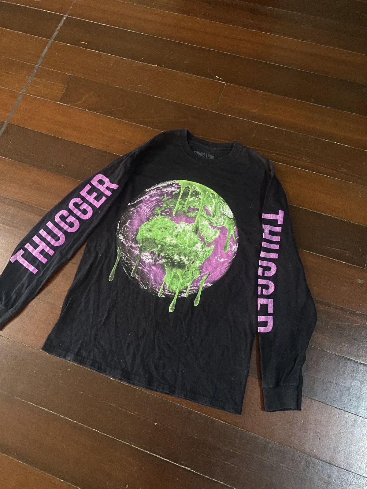Sp5der × Young Thug GRAIL 🔥 YOUNG THUG THUGGER LONG SLEEVE SHIRT Size US M / EU 48-50 / 2 - 4 Thumbnail