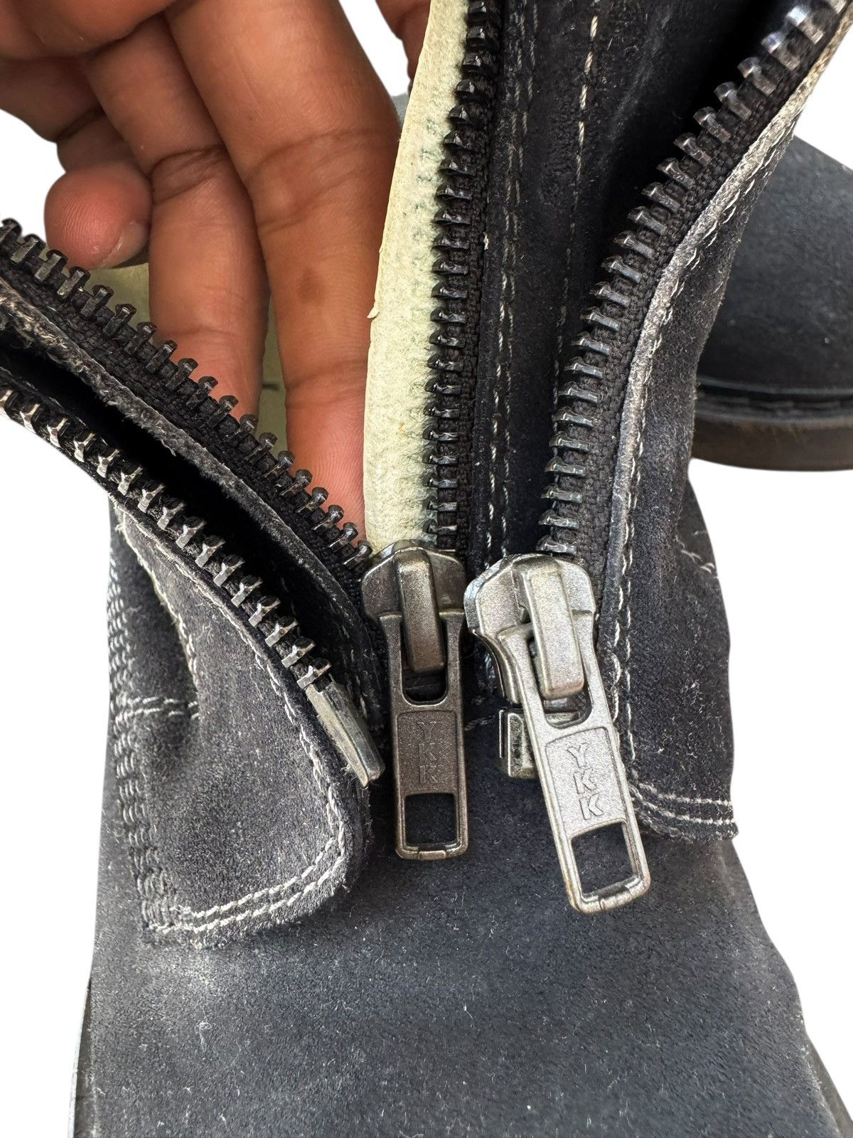 Ann Demeulemeester Ann Demeulemeester fw12 gradient dye double zipper Size US 9 / EU 42 - 17 Thumbnail