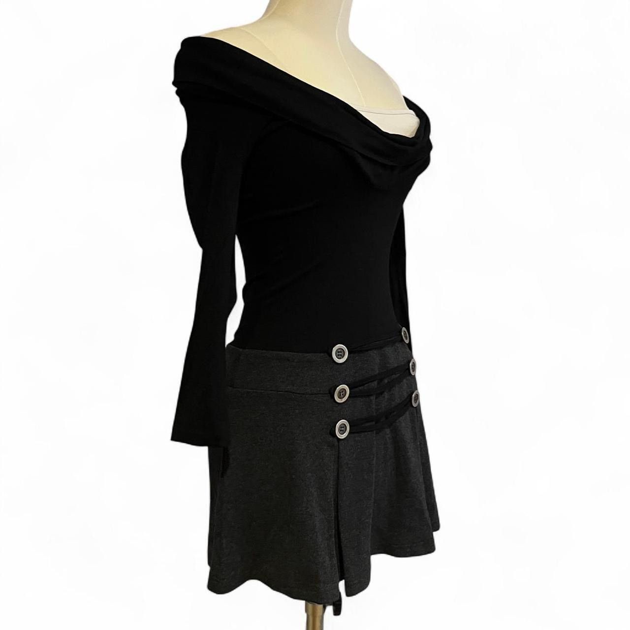 Other Vintage y2k Jane Norman cowl neck siren core pleated dress Size S / US 4 / IT 40 - 2 Thumbnail