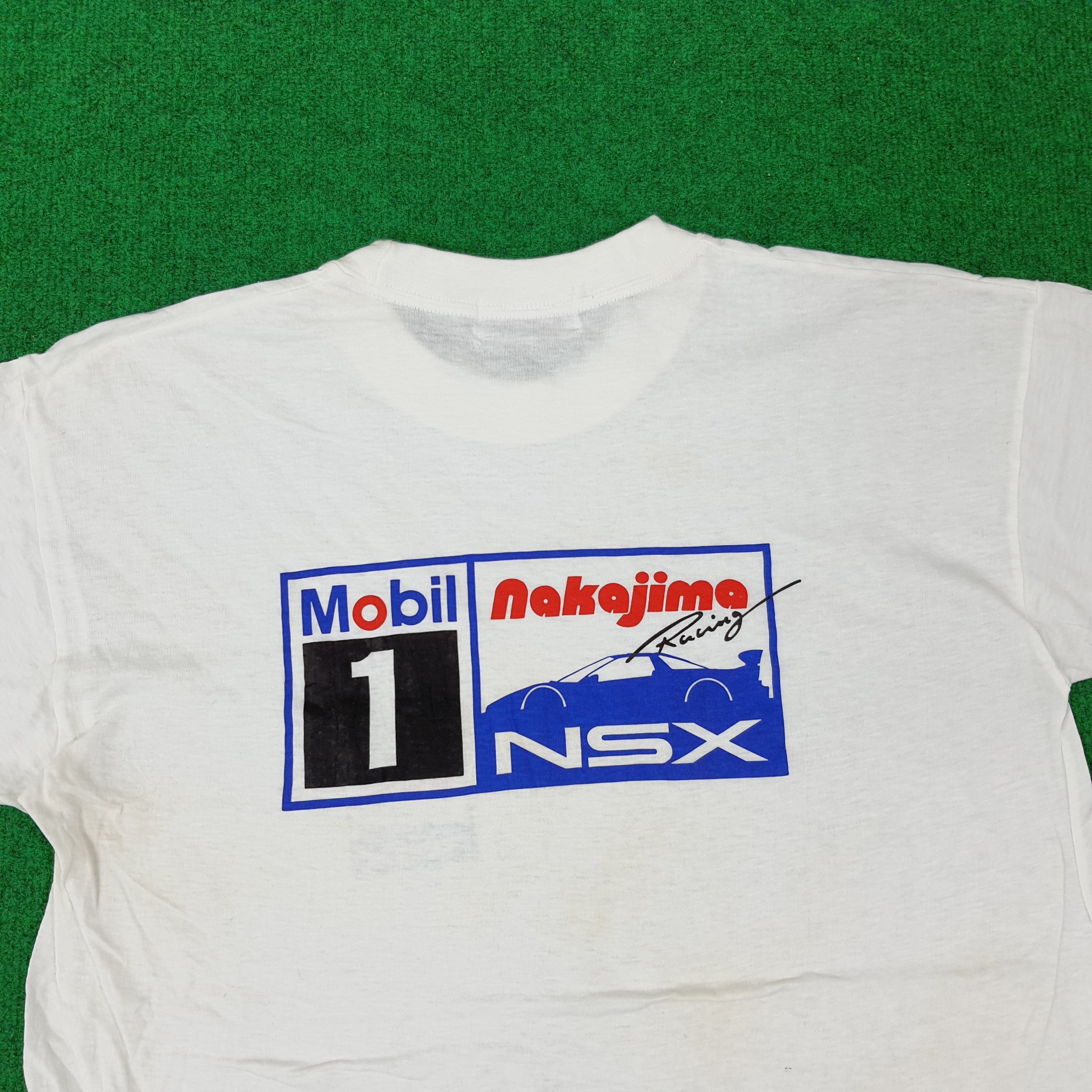 Other Vintage Mobil 1 Nakajima NSX Motorsports Tshirt C239N39 Size US M / EU 48-50 / 2 - 2 Thumbnail