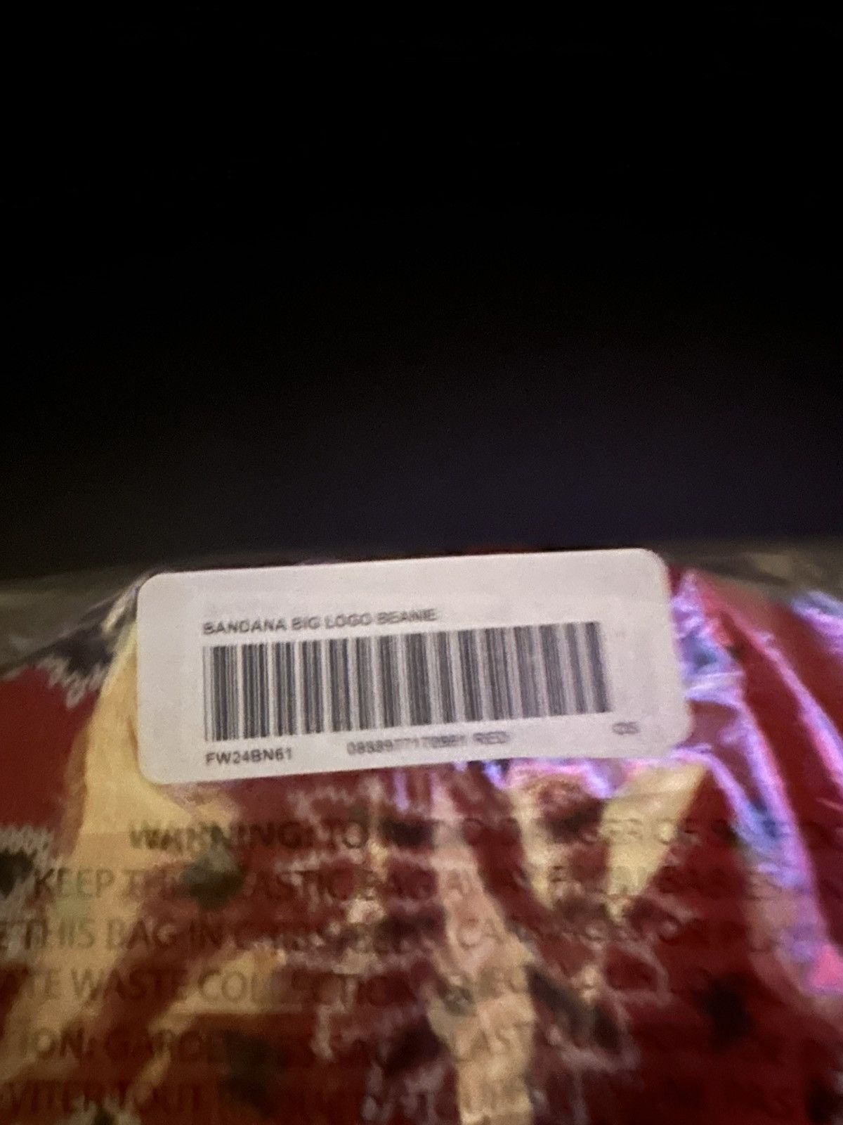Supreme Supreme Red Bandana Big Logo Beanie Size ONE SIZE - 3 Thumbnail