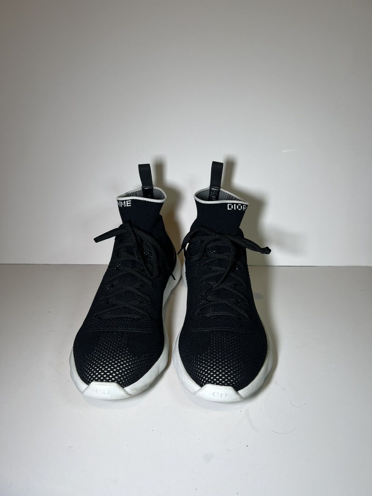 Dior Men Dior Homme B21 Sock high-top sneaker black knit fabric Size US 11 / EU 44 - 2 Thumbnail