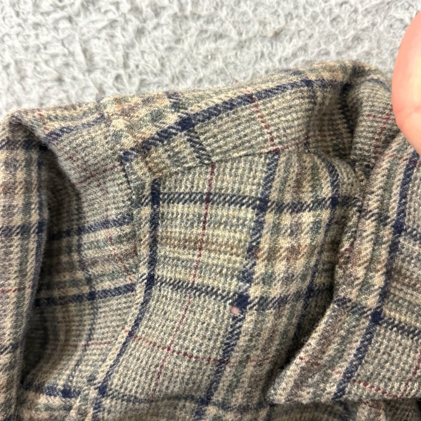 Pendleton VINTAGE Pendleton Shirt Mens Medium Brown Country Traditionals Wool Button Up Size US M / EU 48-50 / 2 - 7 Thumbnail