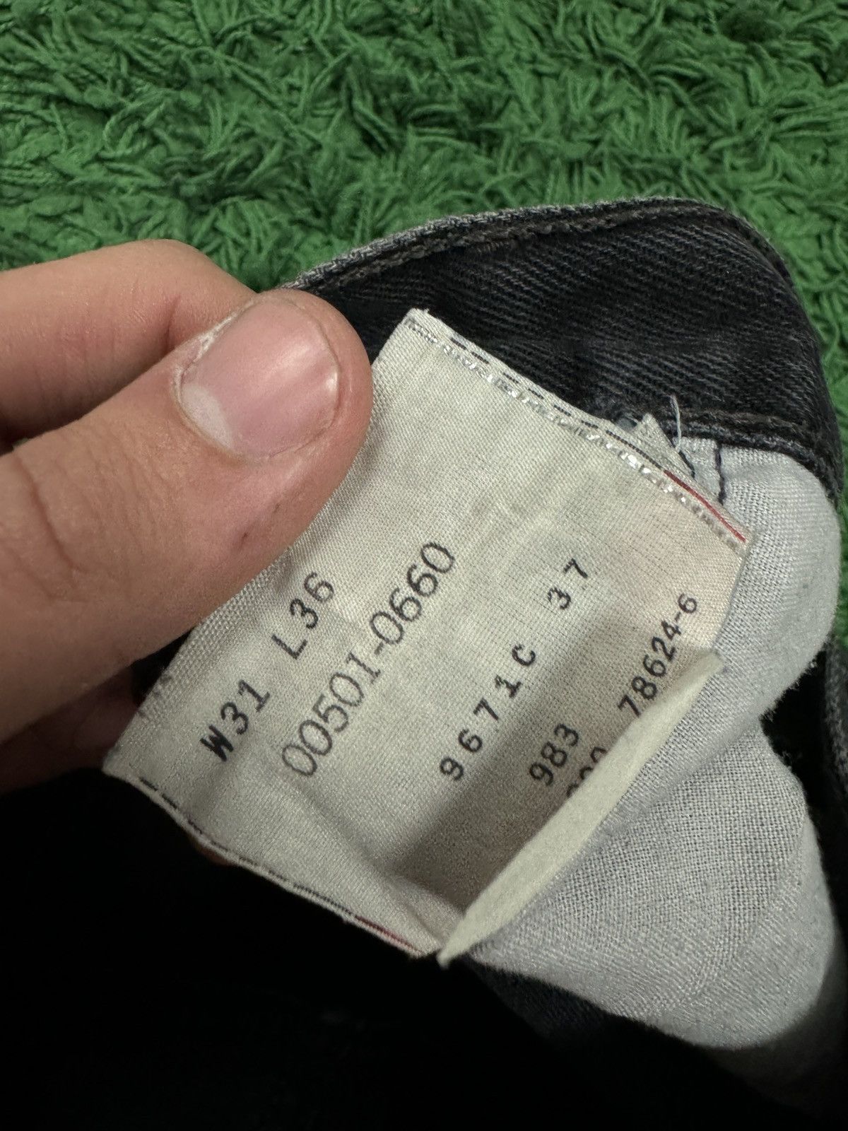 Sp5der Sp5der Black Red Grafiti Denim Size 31 Size US 31 - 9 Thumbnail