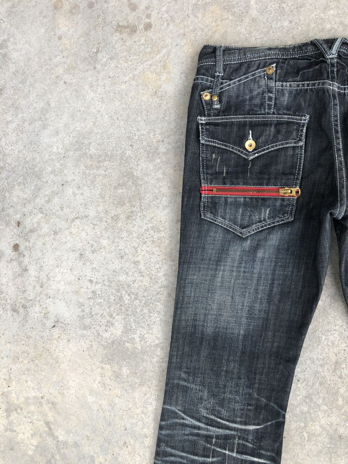 If Six Was Nine Semantic Design Flared Jeans Distressed Jeans Size US 32 / EU 48 - 9 Thumbnail