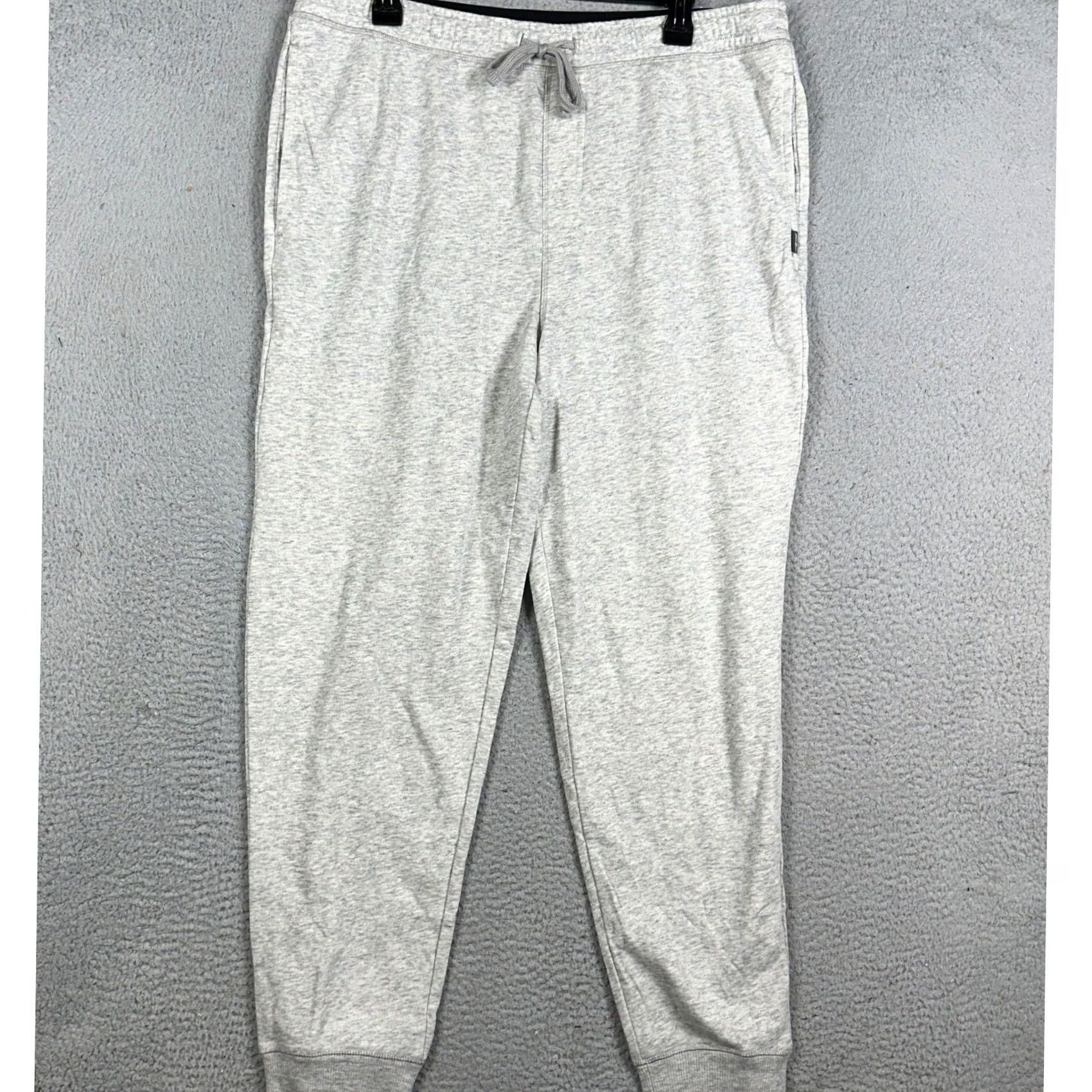 Eddie Bauer Eddie Bauer Lounge Pants Mens Large Heather Grey Jogger Sweatpants Elastic Waist Drawstring Pockets Casual Everyday Size US 33 - 2 Thumbnail