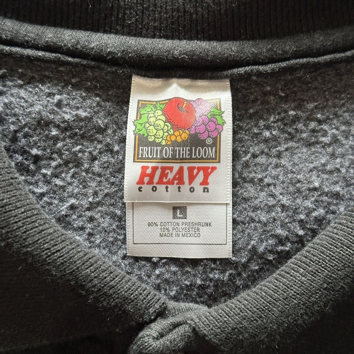 Vintage vintage black polo sweatshirt Size US L / EU 52-54 / 3 - 4 Thumbnail