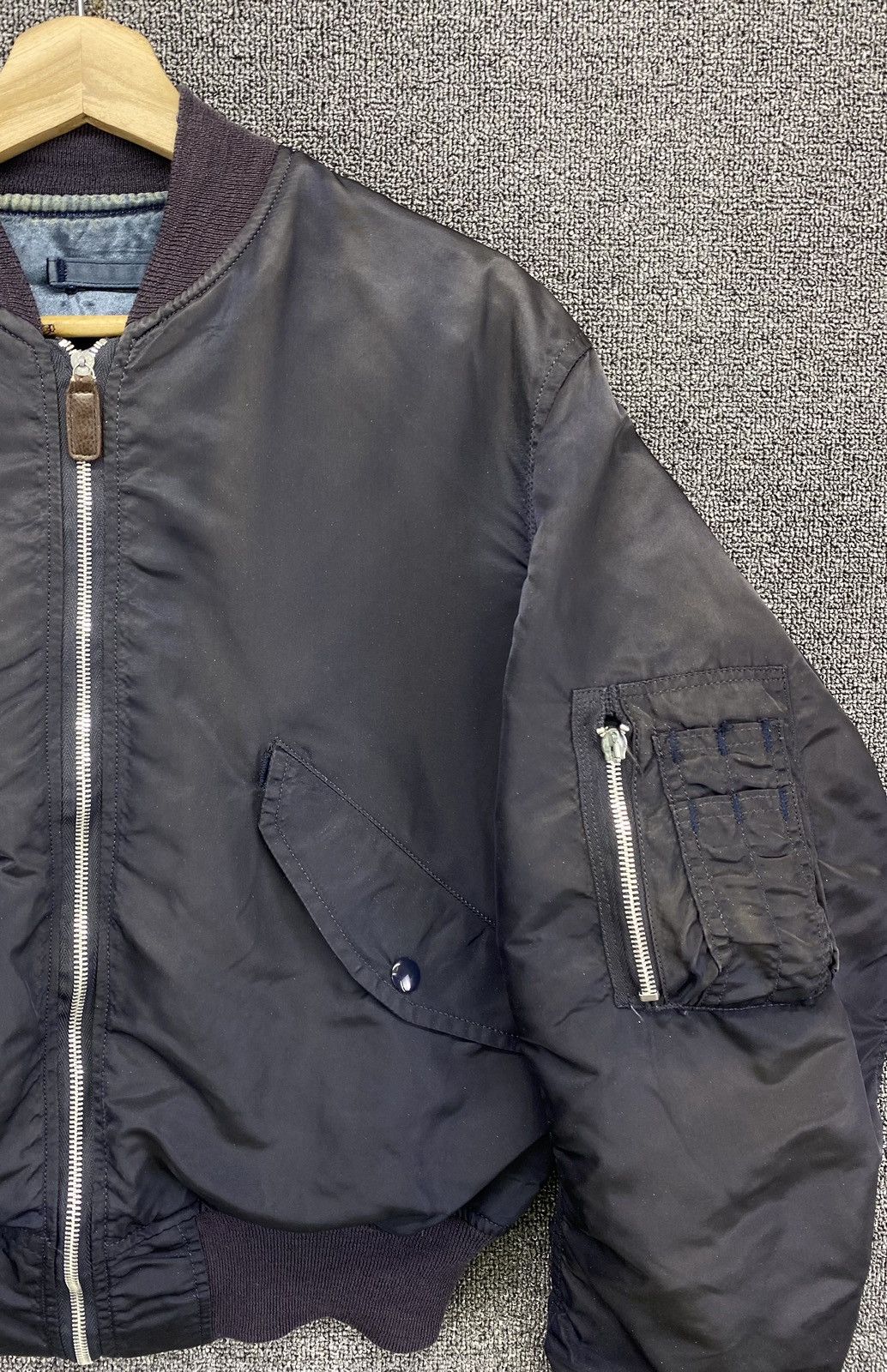 Alpha Industries Vintage Alpha Industries Utility L-2B Bomber Jacket Size M / US 6-8 / IT 42-44 - 6 Thumbnail