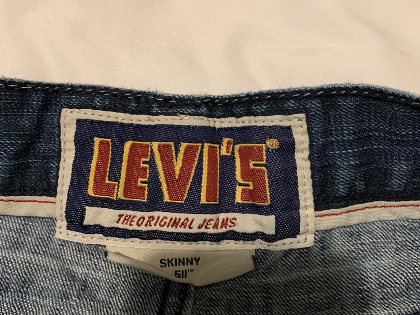 Other Levis 511 The Original Jeans Skinny Vintage Size US 32 / EU 48 - 3 Thumbnail
