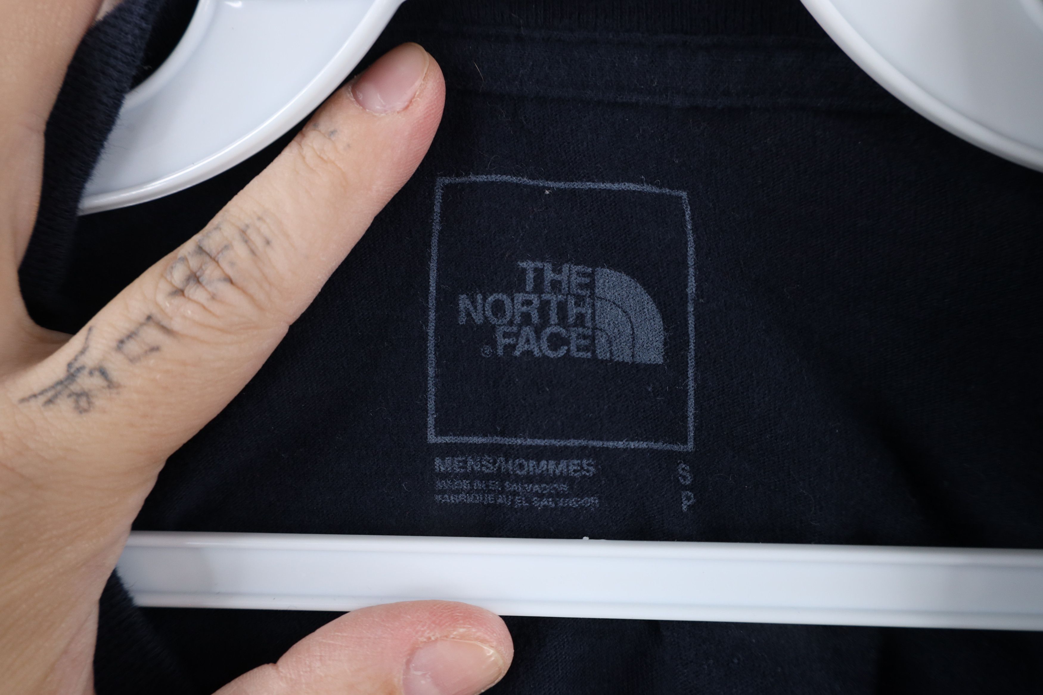 The North Face × Vintage The North Face Spell Out Big Logo Long Sleeve T-Shirt Blue Size US S / EU 44-46 / 1 - 5 Thumbnail