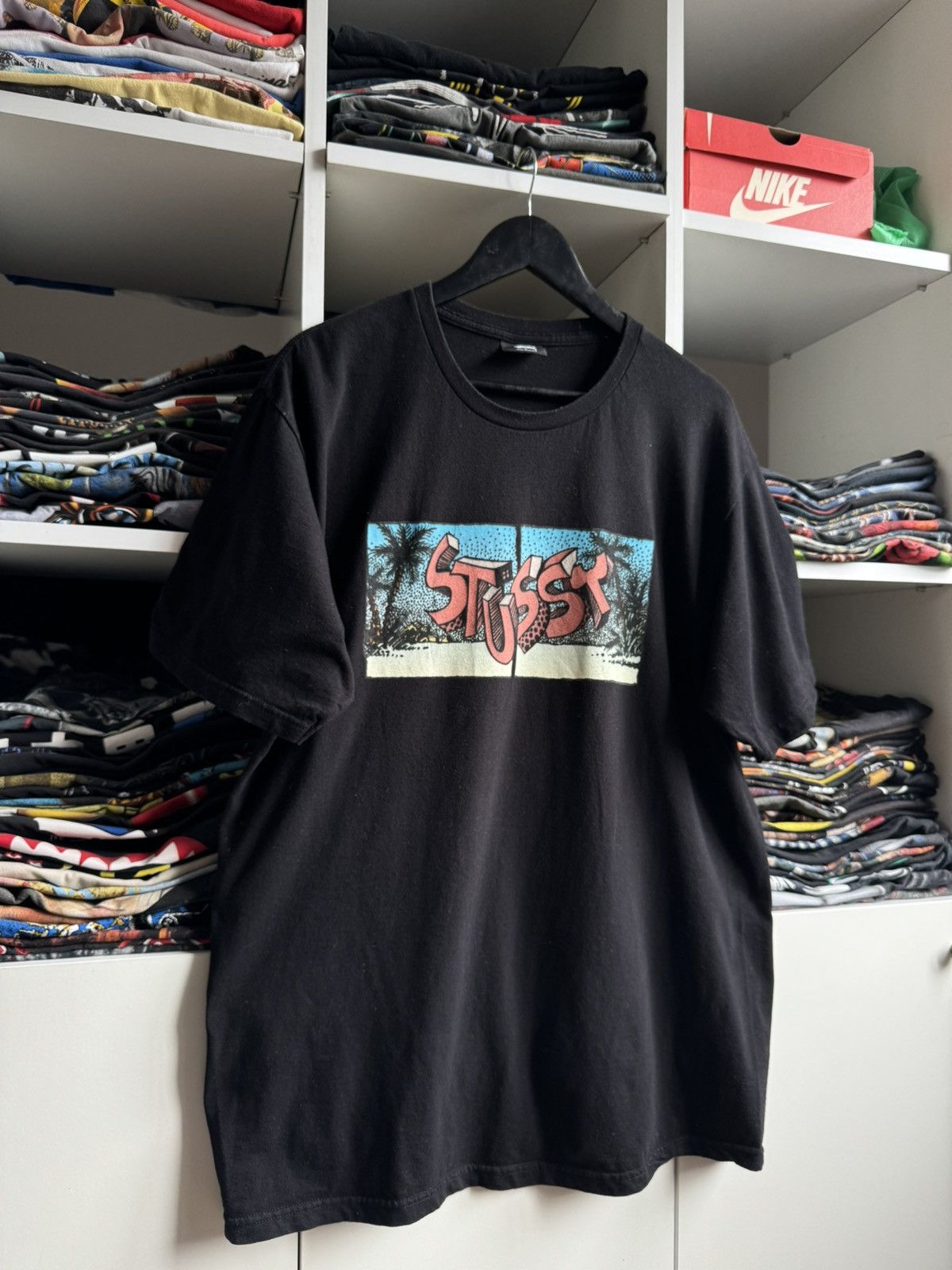 Stussy Stussy Graphic Spellout T Shirt Tee Size US L / EU 52-54 / 3 - 1 Thumbnail