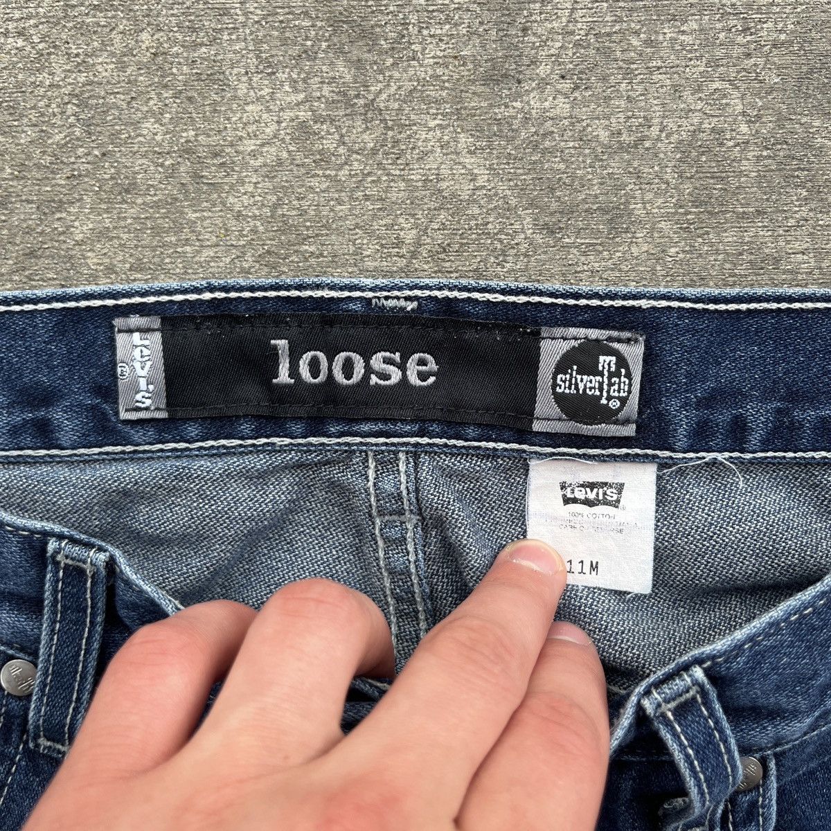 Other 90s Levis Silver tab Loose Jeans Size US 33 - 4 Thumbnail