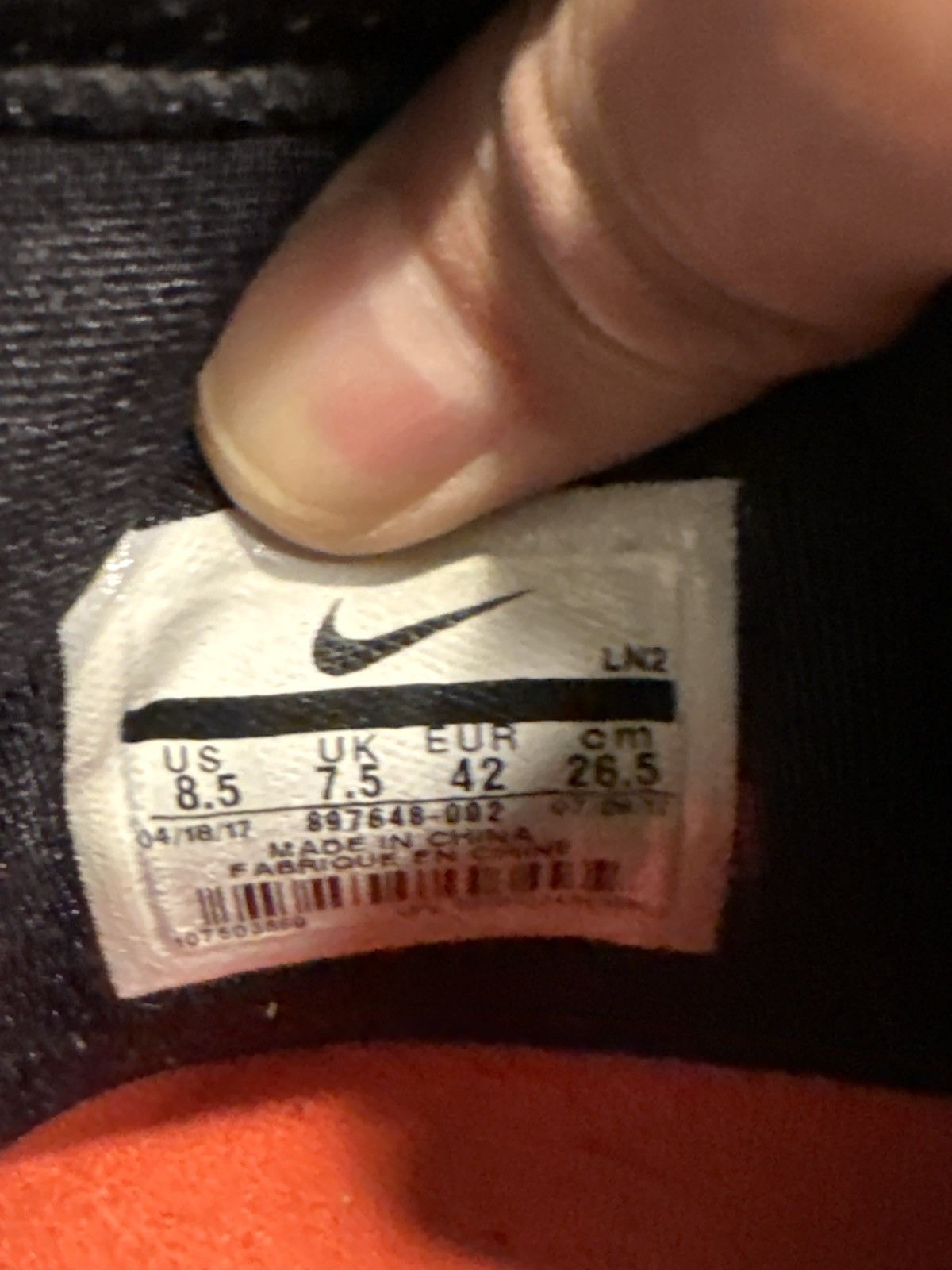 Nike Nike LeBron 15 Ashes Size US 8.5 / EU 41-42 - 6 Thumbnail